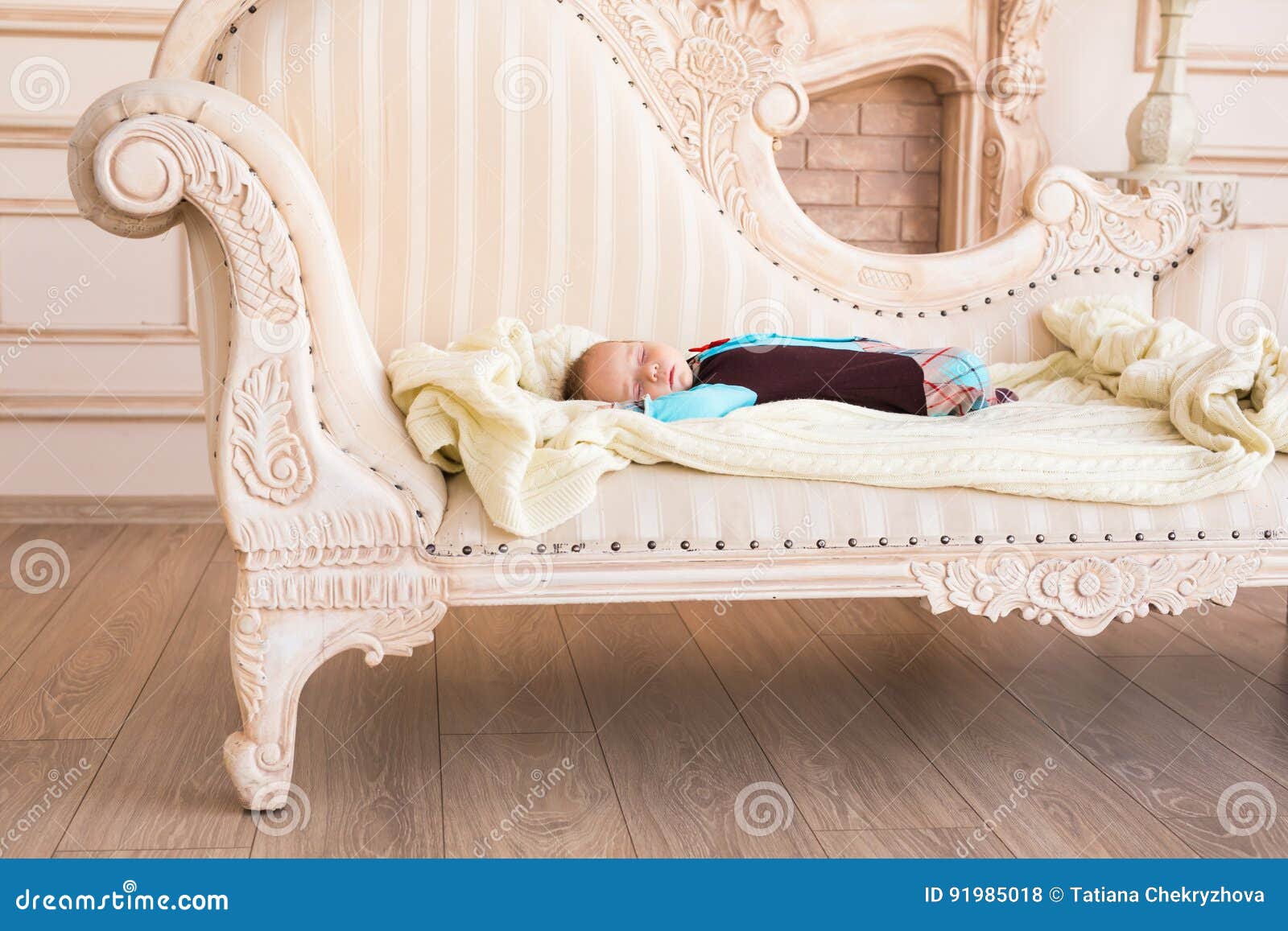 Infant baby boy sleeping stock photo. Image of lifestyle 91985018