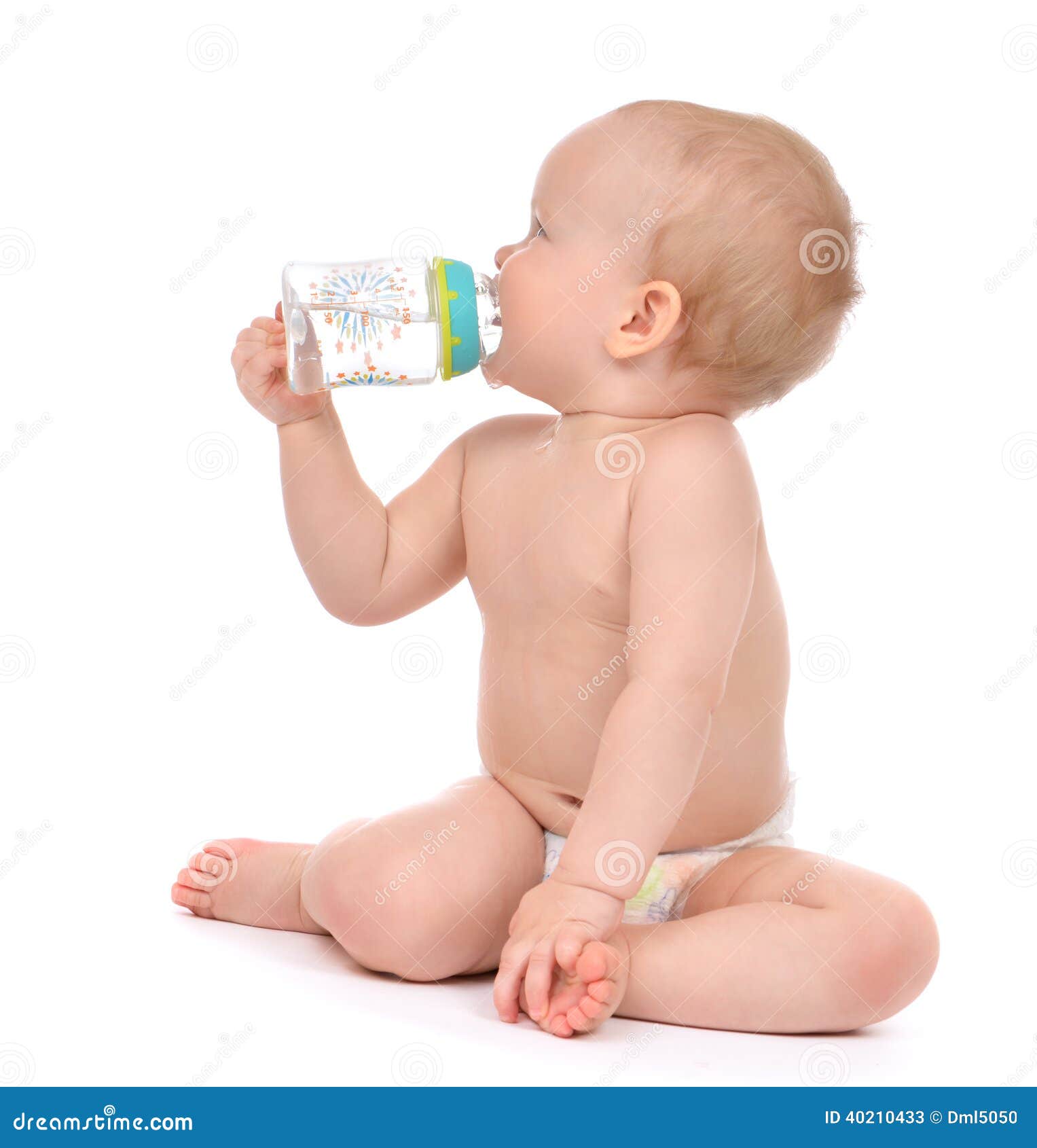 Toddler Drinking Milk Bottle