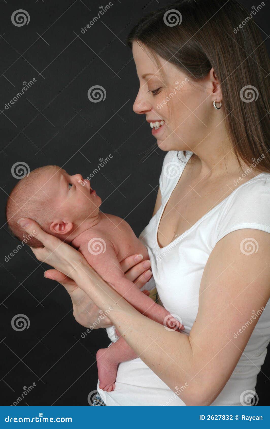Infant Child and Mother stock photo. Image of happy, loving 2627832