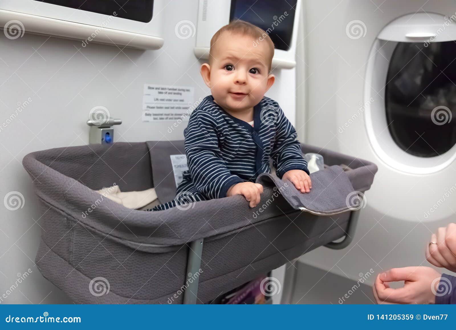 child bassinet seat in flight
