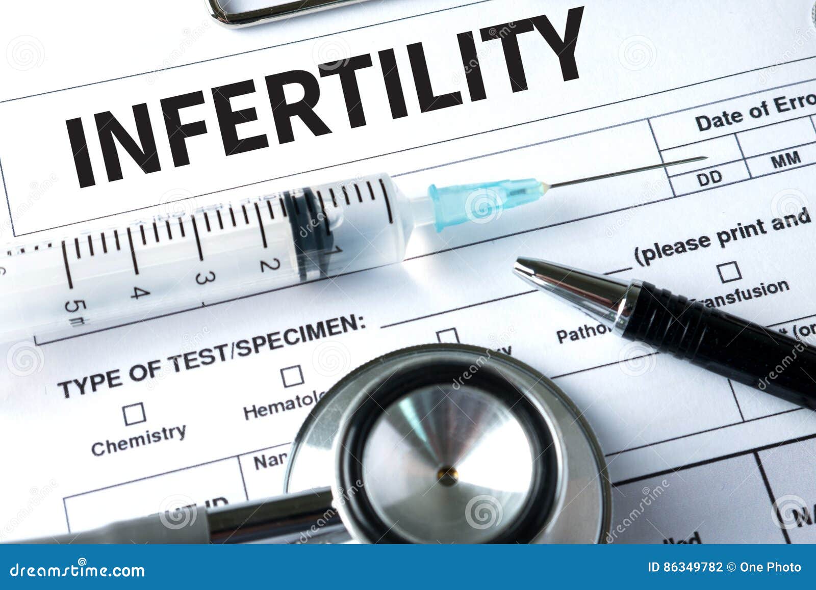 infertility couple giving a bribe for ivf treatment , syringe an