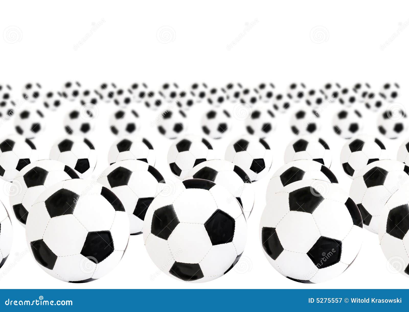 Infinite balls stock image. Image of isolated, grass, fussball 5275557