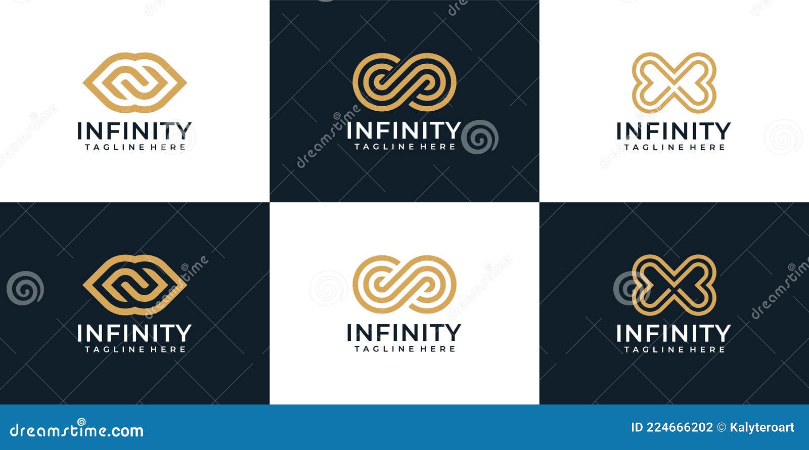 infinity loop monogram limitless logo collection