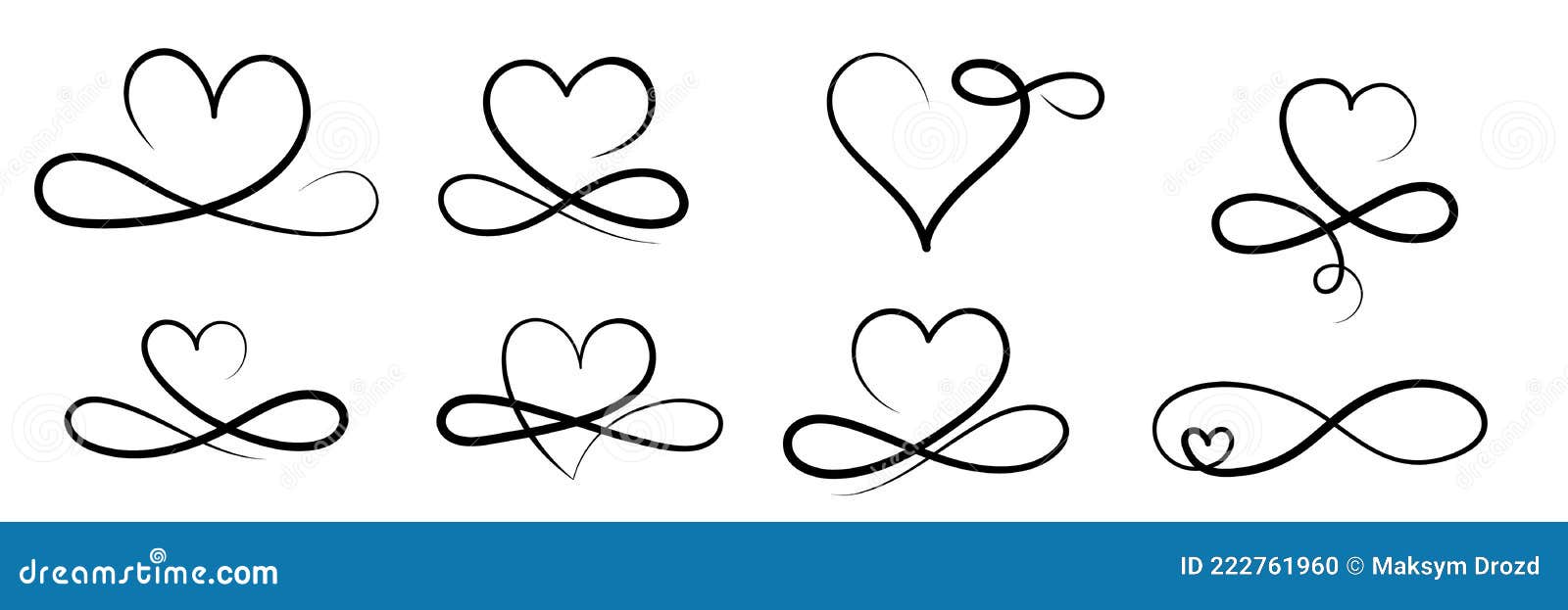Infinity love Black and White Stock Photos  Images  Alamy
