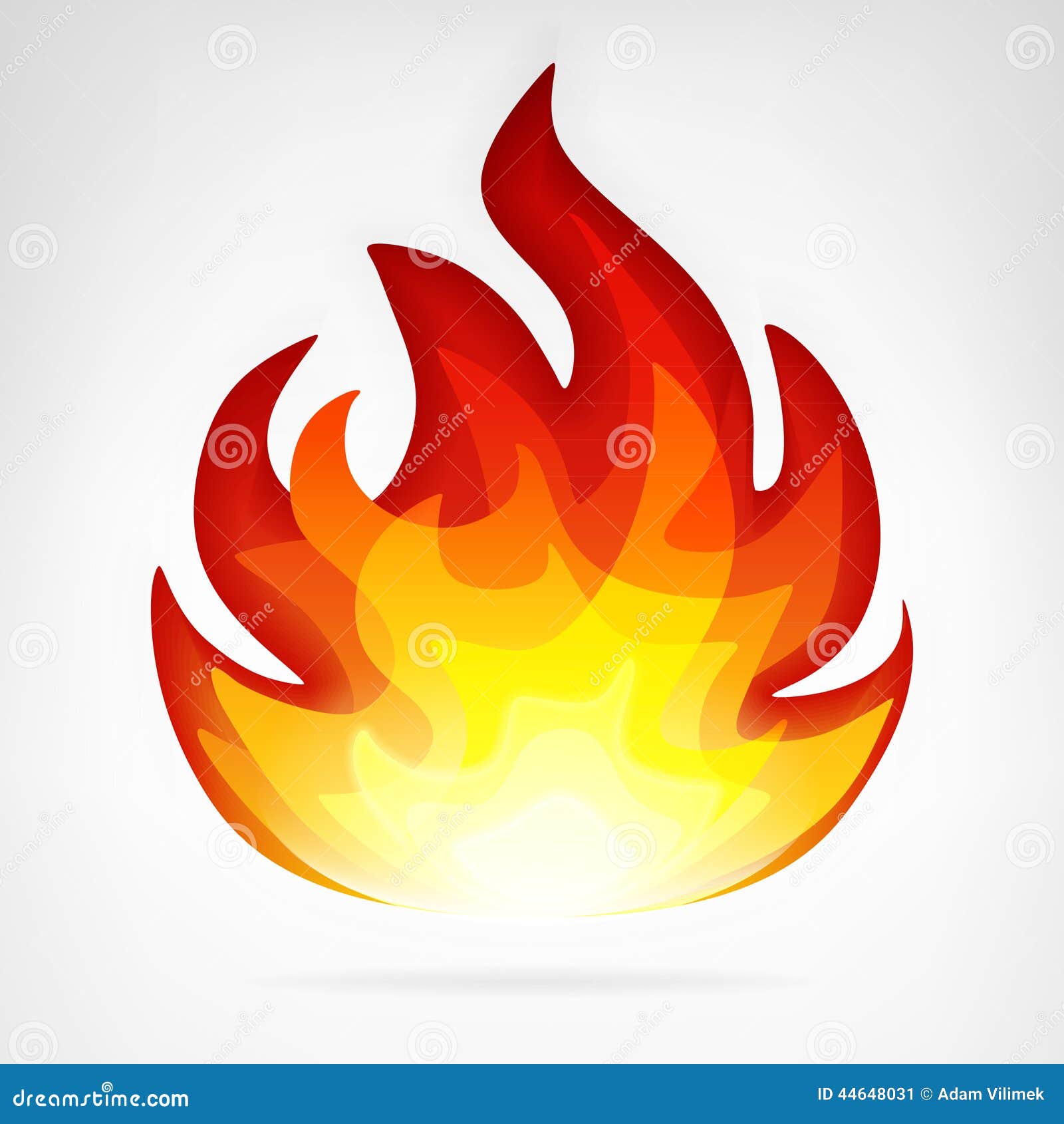 Ilustração Do Logotipo Do Vetor Do ícone Da Chama Do Fogo Vermelho  Ilustração do Vetor - Ilustração de inferno, flamejante: 129960558