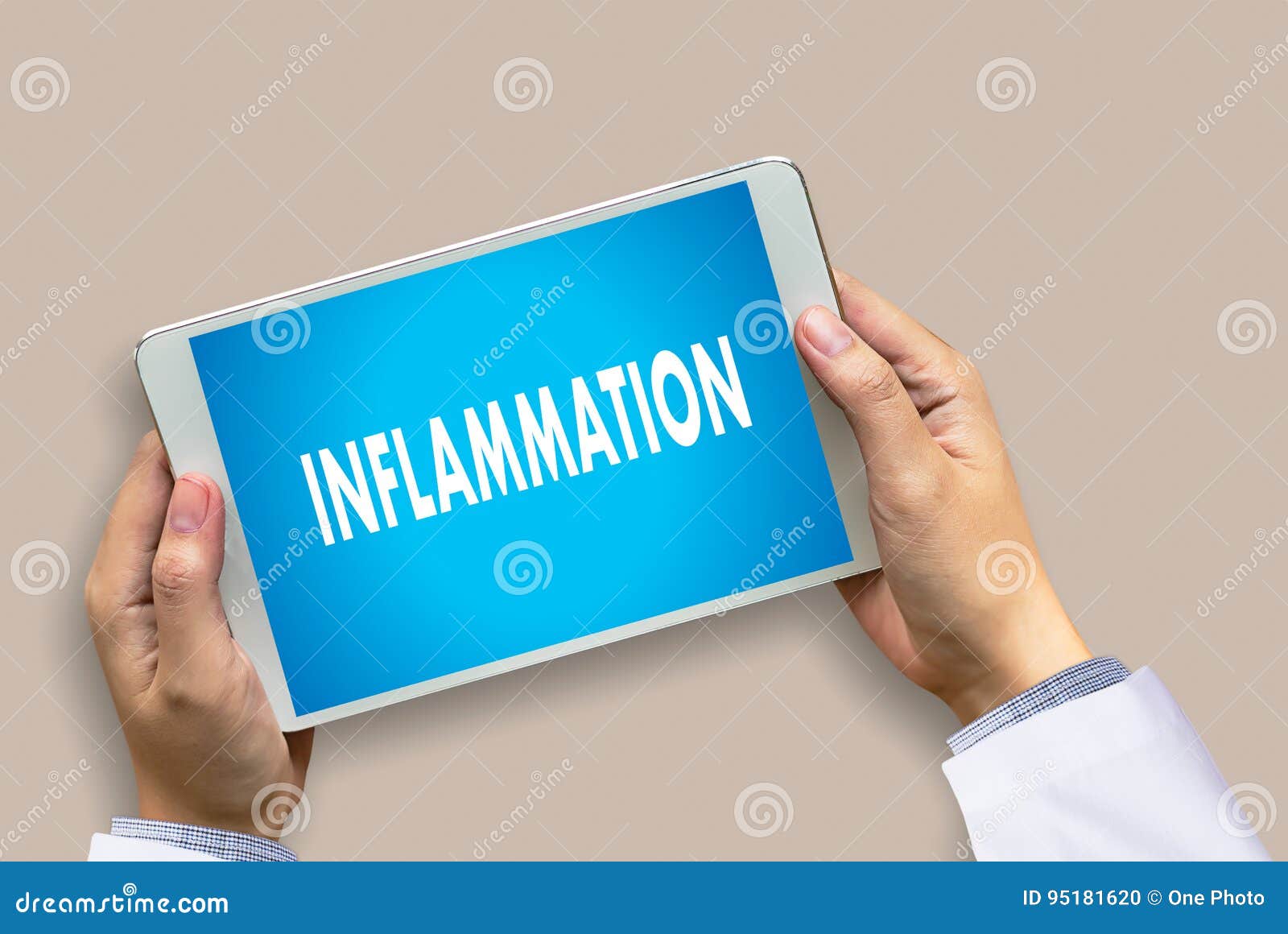 inflammation joint inflammation concept medical report , lymph