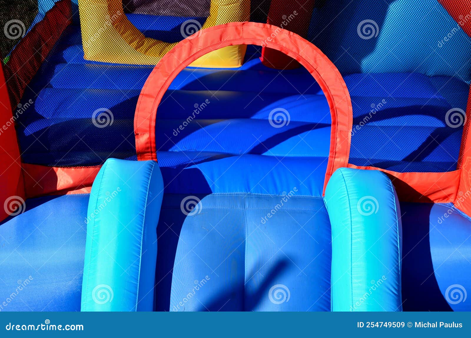 Before Inflating the Bouncy Castle Attraction Make Sure Blower is