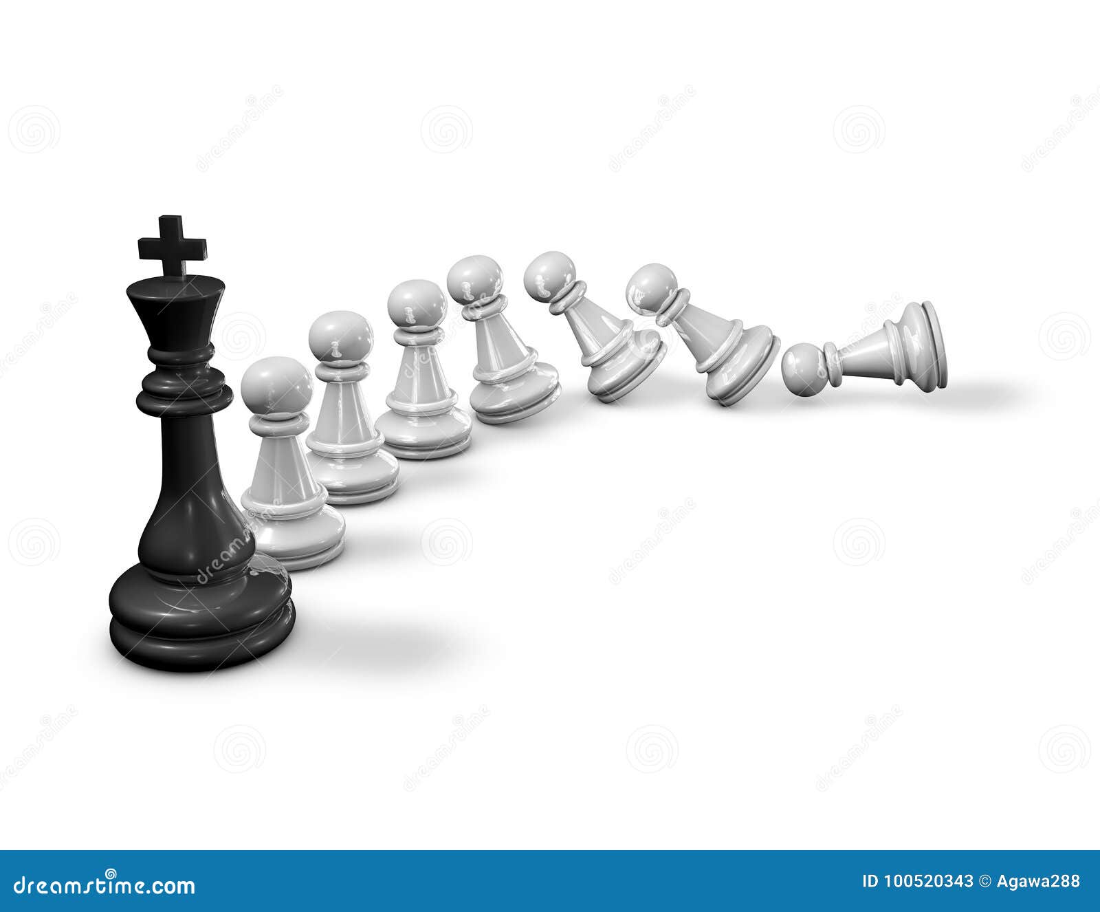 Free AI Image  View of chess pieces with dramatic and mystical