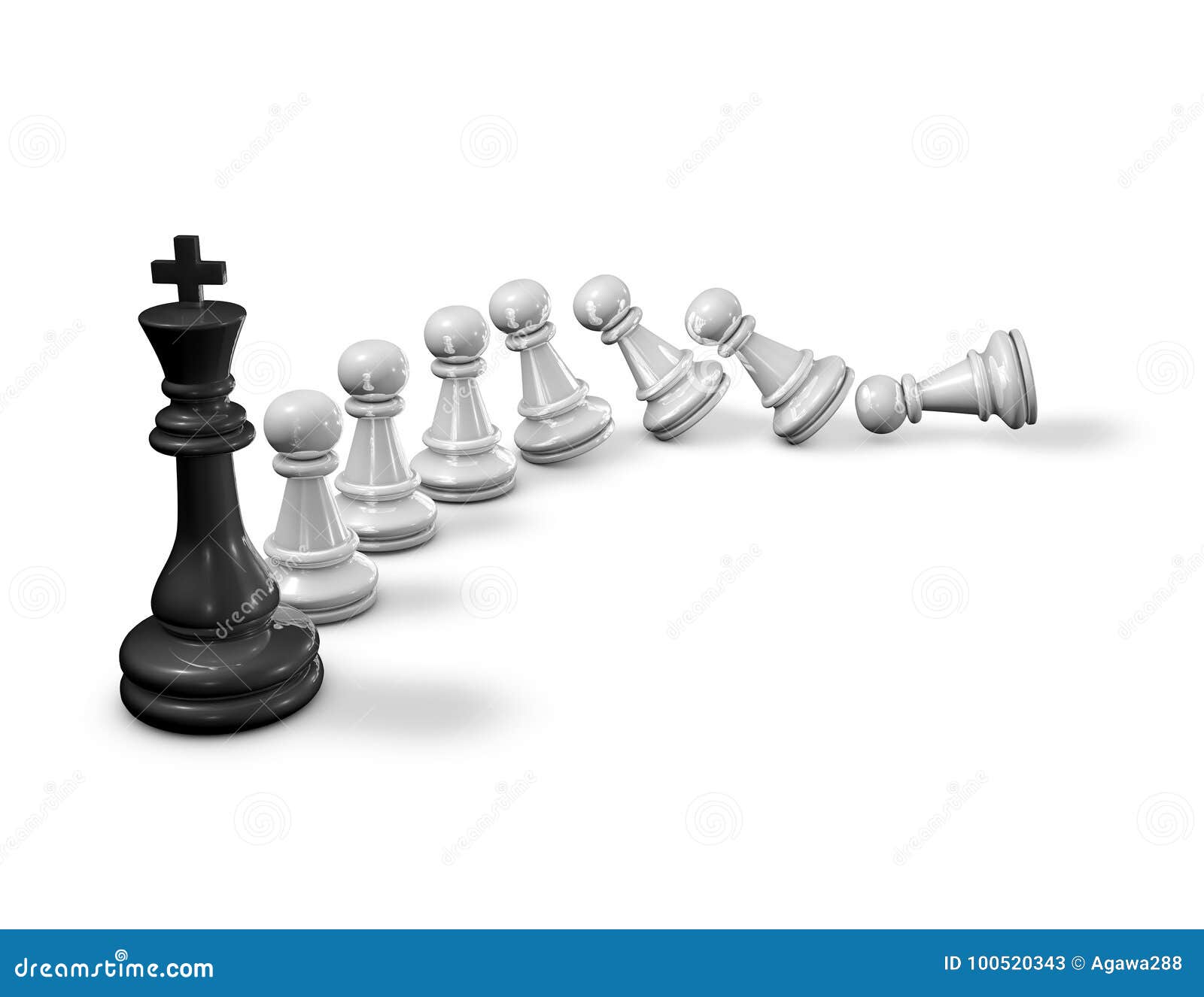 Free AI Image  View of chess pieces with dramatic and mystical background