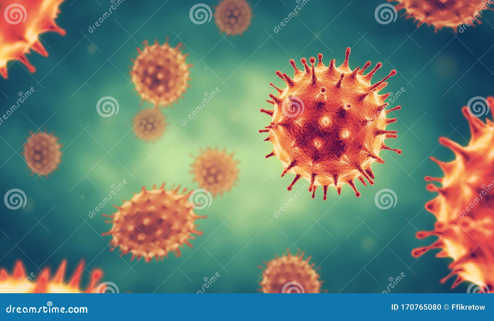 influenza corona virus virus cells