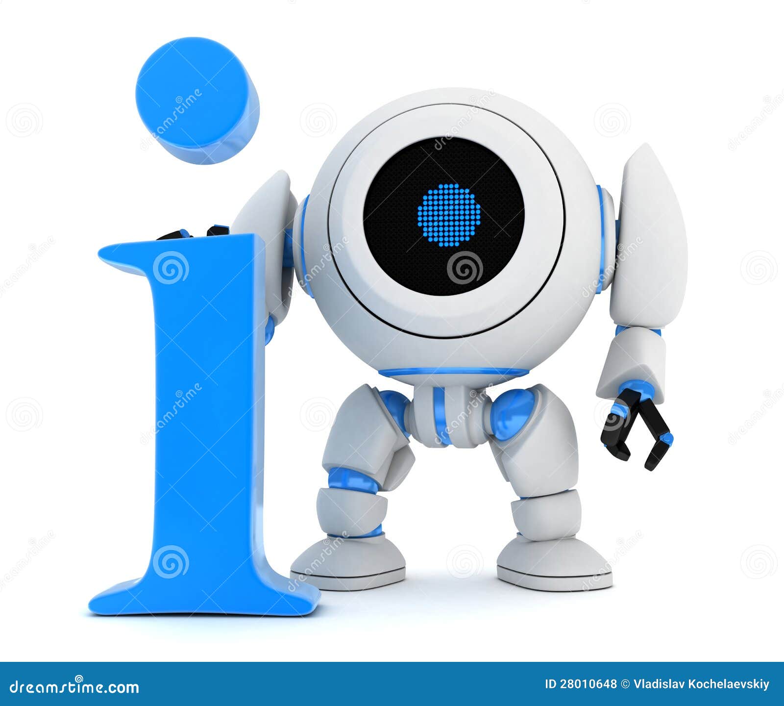 Van Het Symbool En Robot Stock - Illustration of hulp, combineer: 28010648