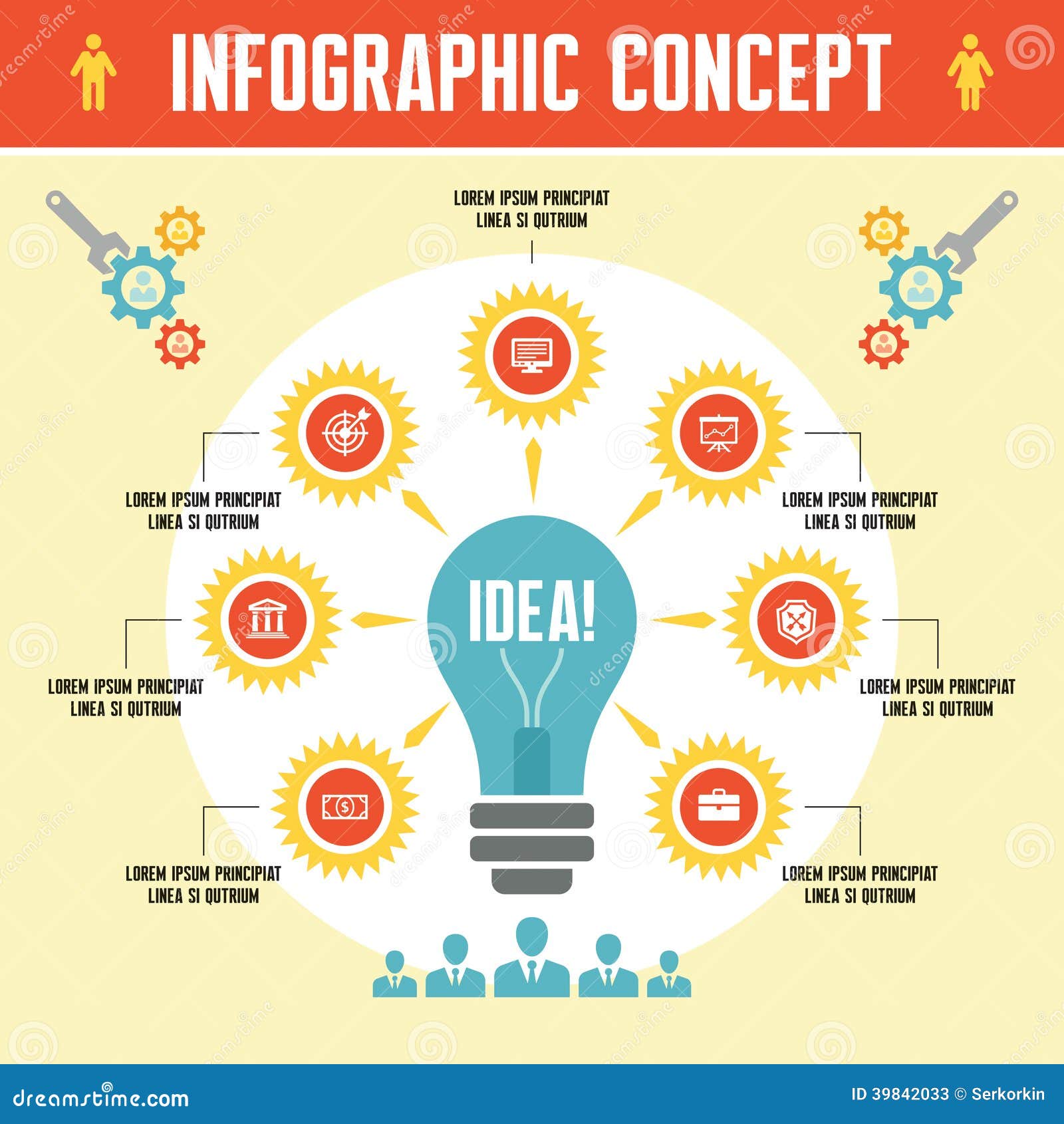 Infographic Business Concept Stock Vector - Image: 39842033