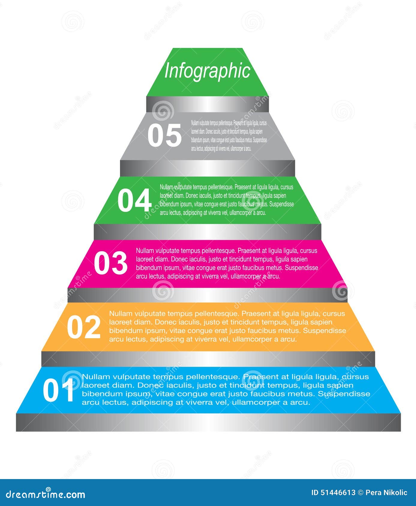 Infographic Design for Product Ranking Stock Vector Illustration of