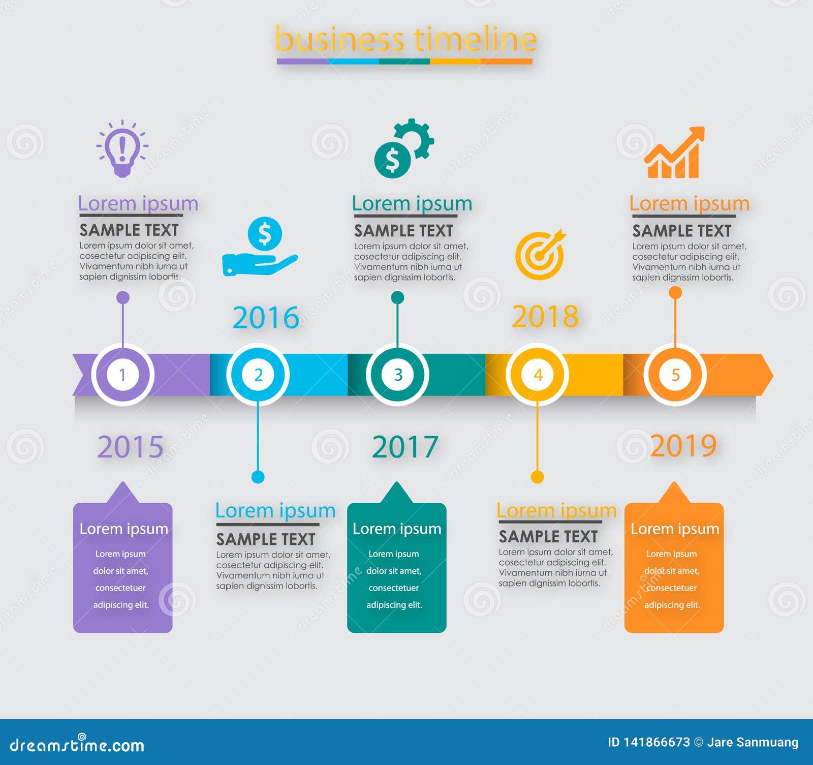 infographic design template and business timeline 2015 to 2015 timeline template