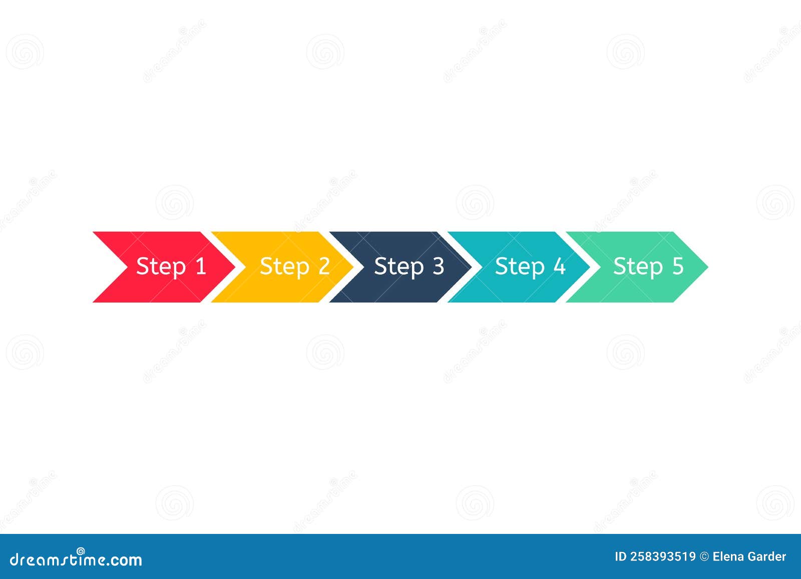 Infographic Elements Diagram Progress Bar Flat Vector Process infographic-elements-diagram-progress-bar-flat-vector-process