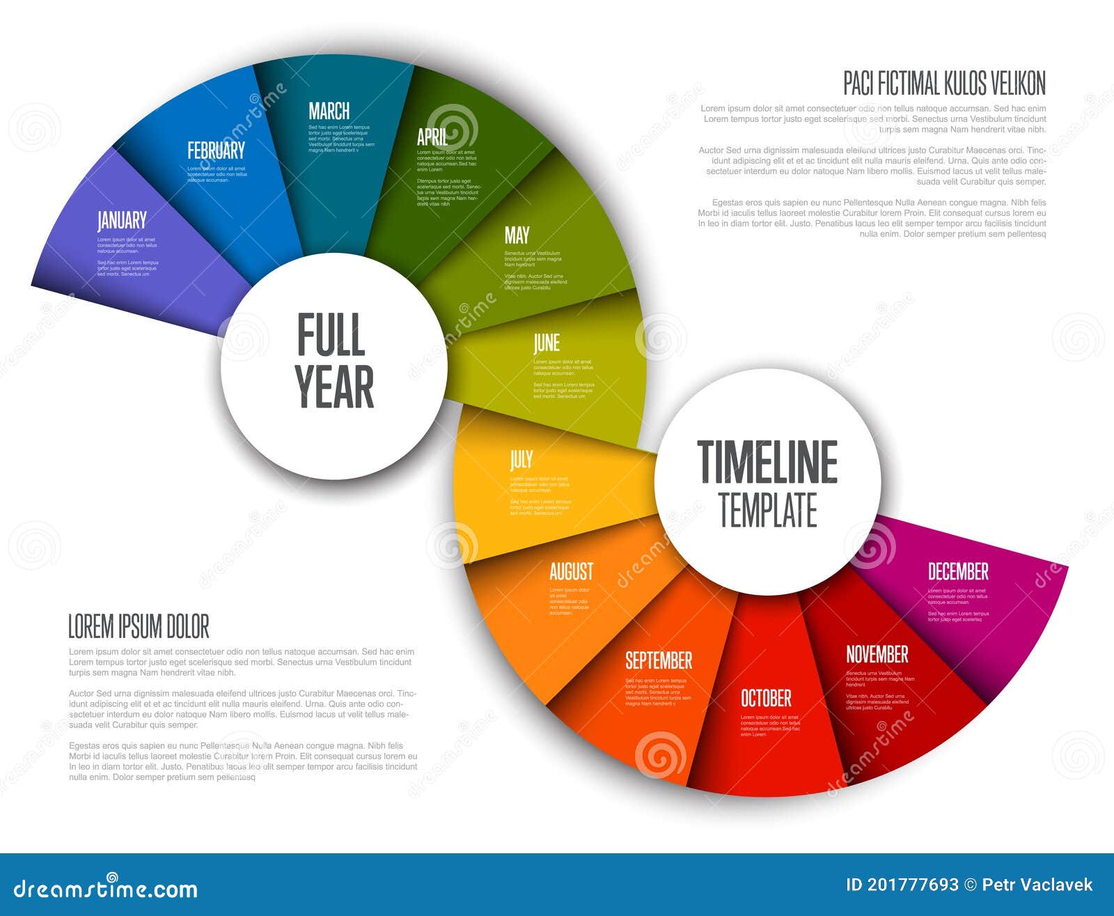 infographic full year timeline template