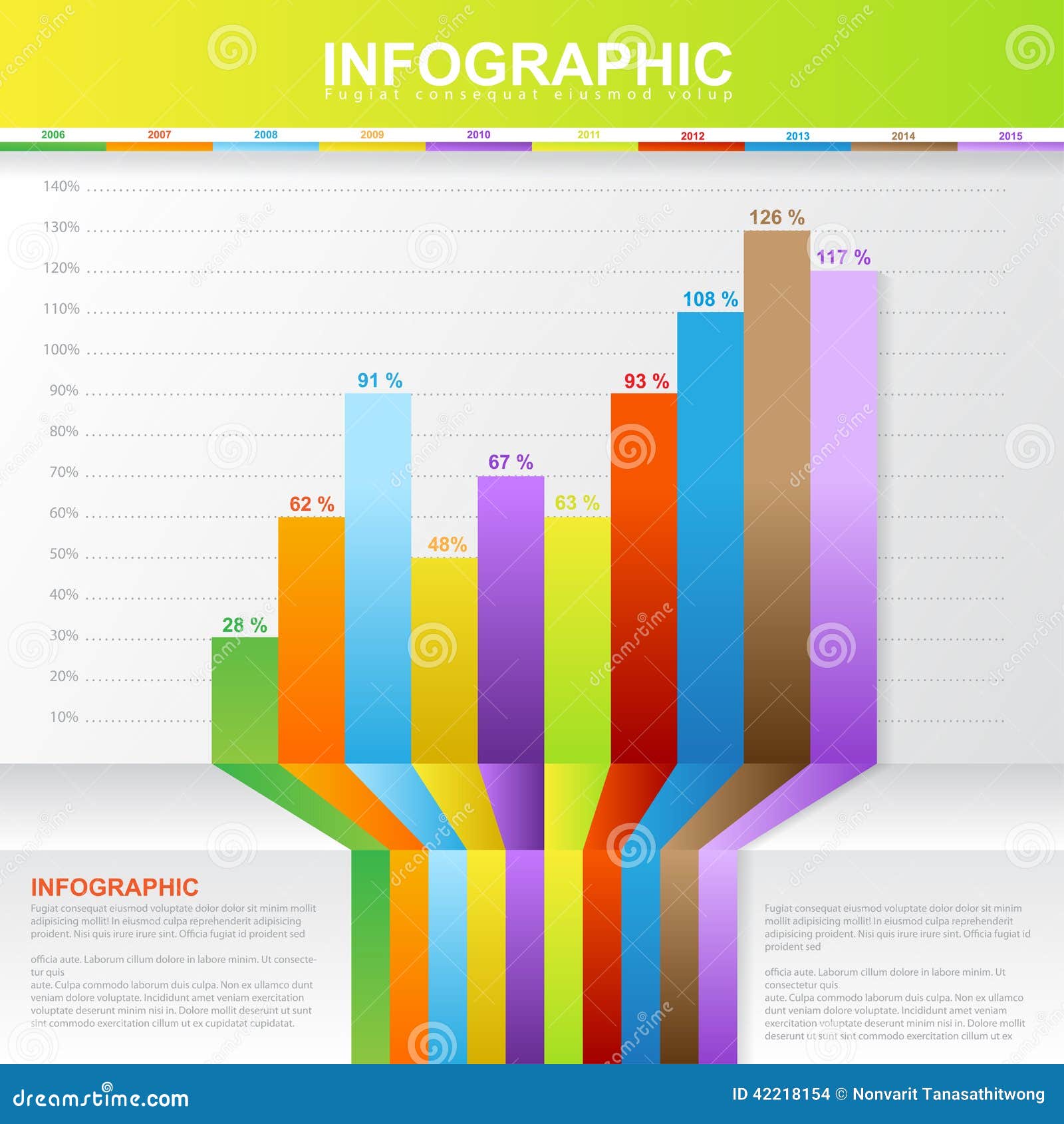 InfoGraphic Grow Business. Infographics Grow Business options banner. Vector illustration. can be used for workflow layout, diagram, number options, step up options, web design.