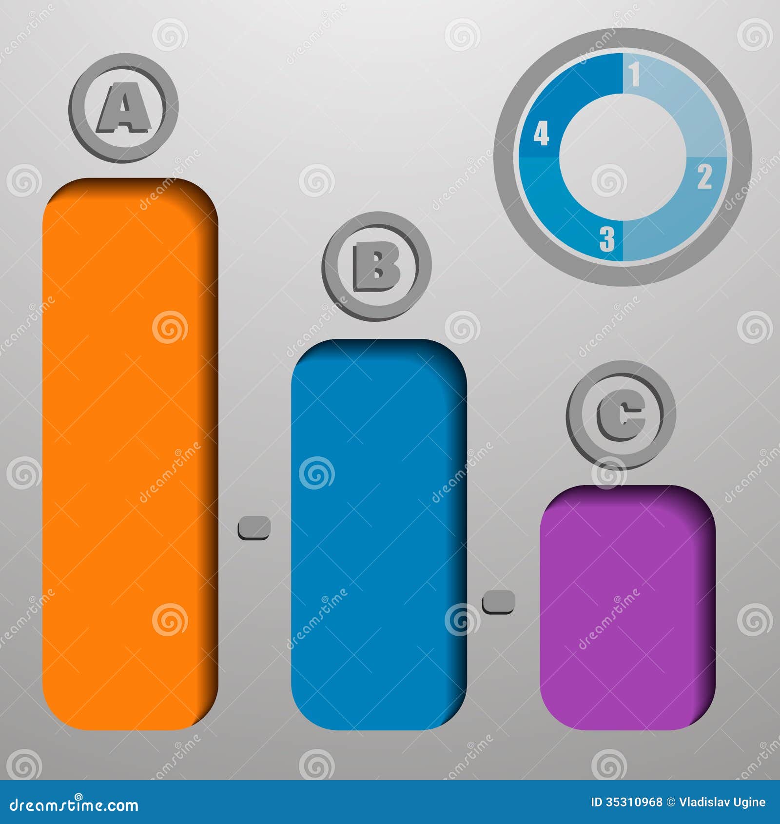 Blue Leds Light Stage Background Stock Photography