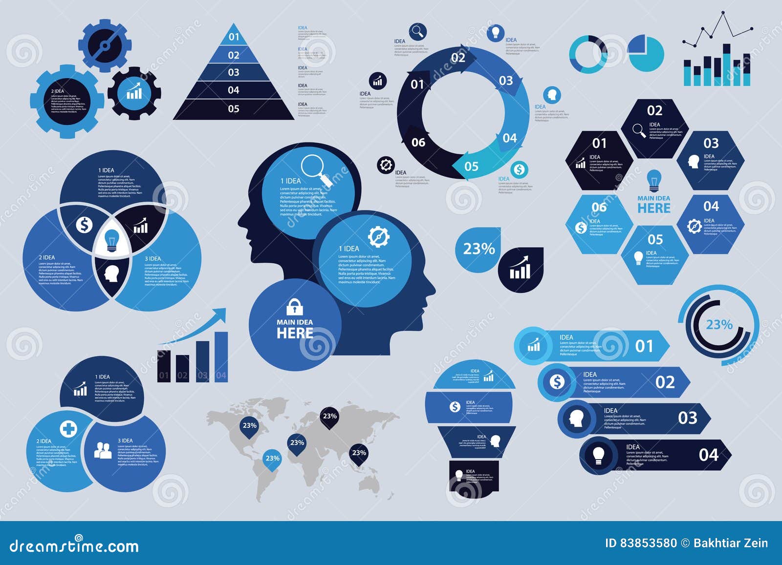 Blue Color Chart