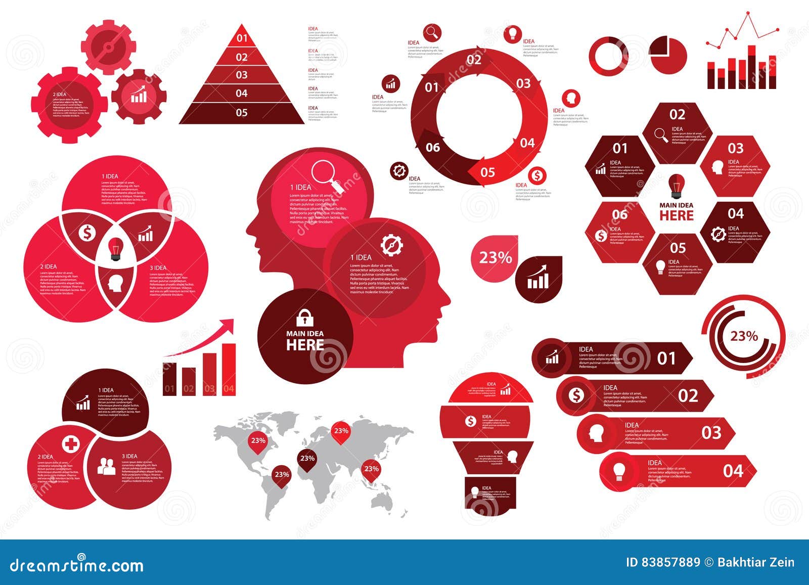 Red Color Chart