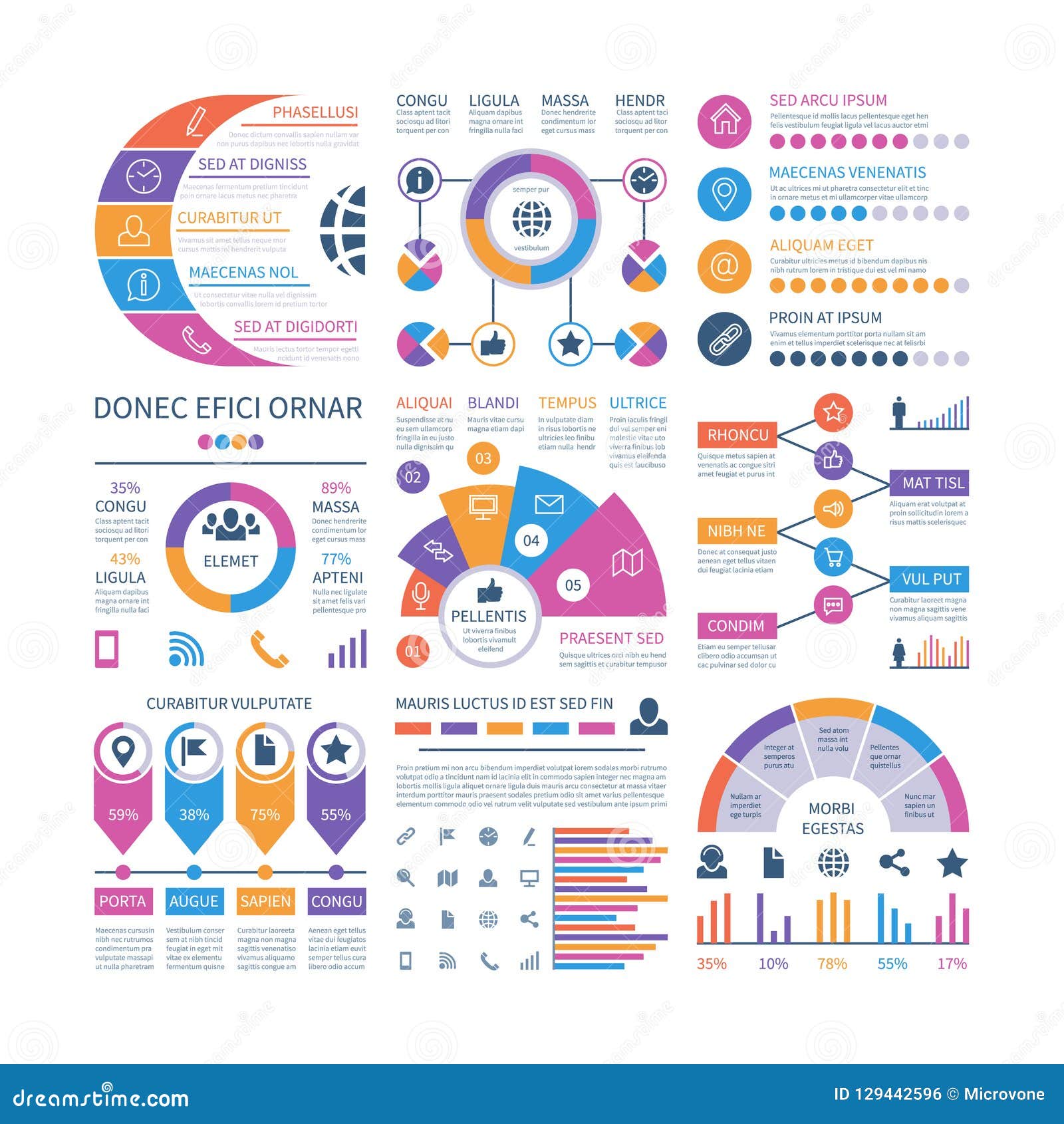 infographic template. financial investment graphs, process timeline organization flowchart. infographics  s