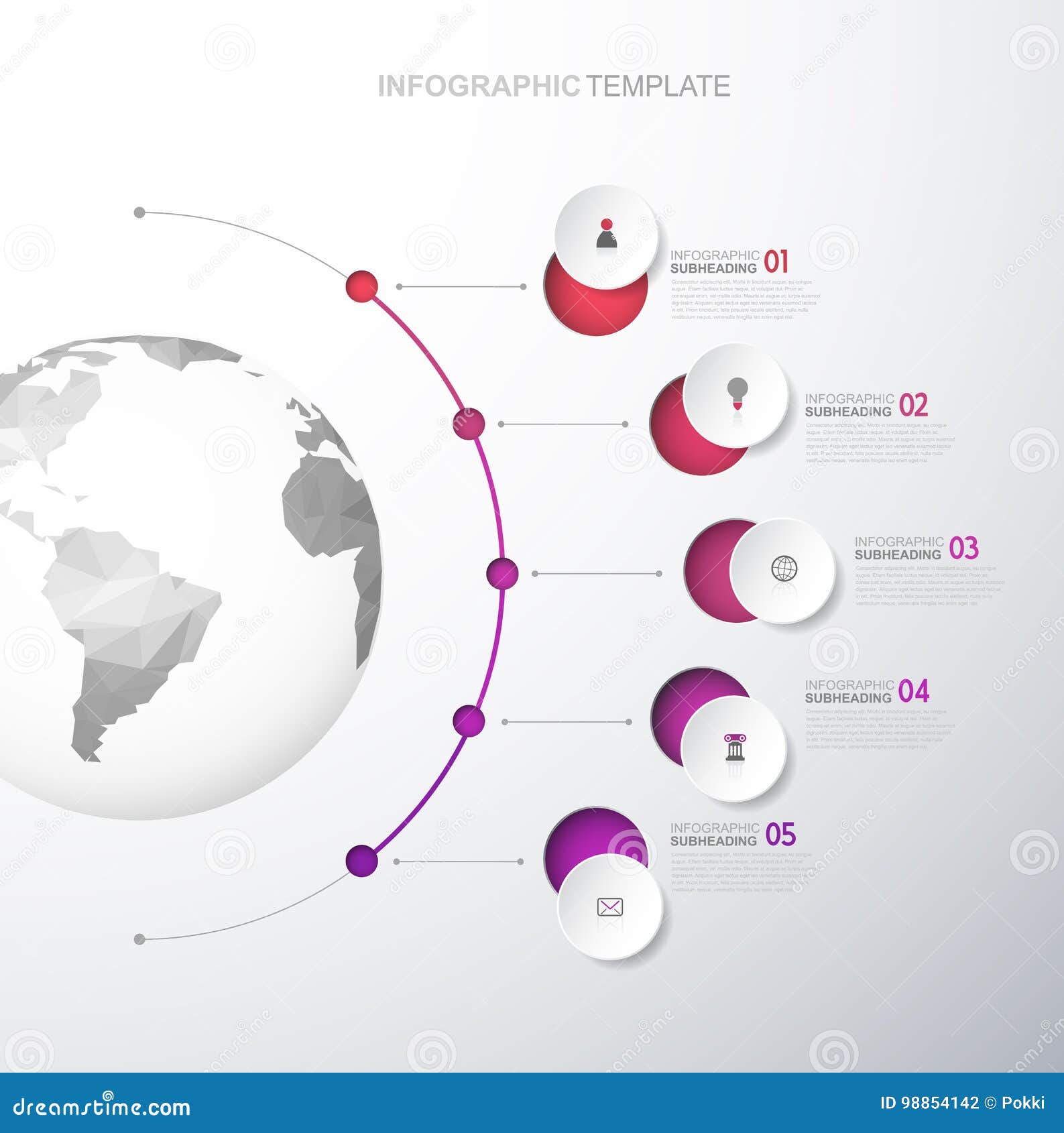 three circle infographic three circle infographic