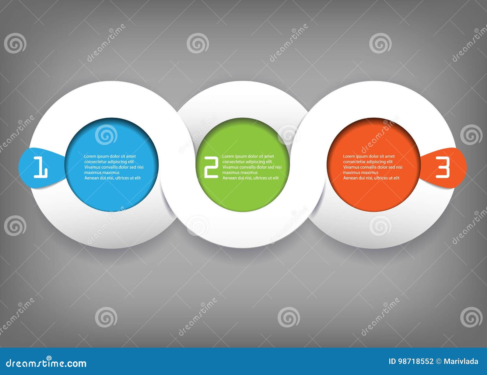 Infographic Vector Round Design Stock Vector - Illustration of announce ...