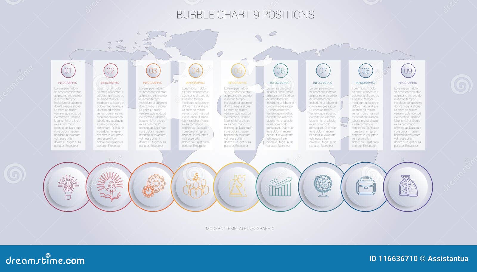 Bubble Flow Chart Template