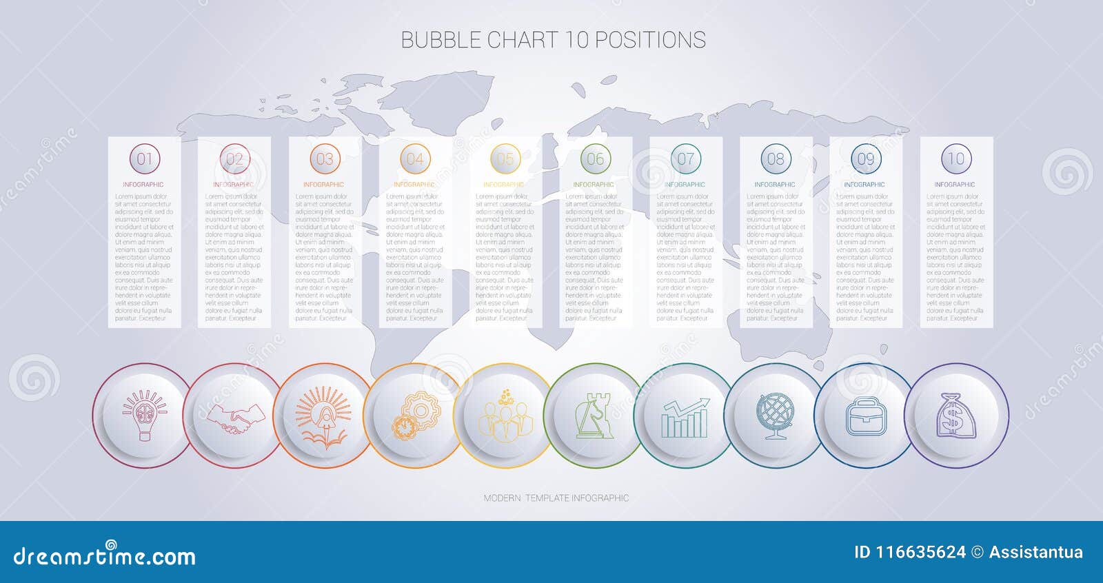 Bubble Flow Chart Template