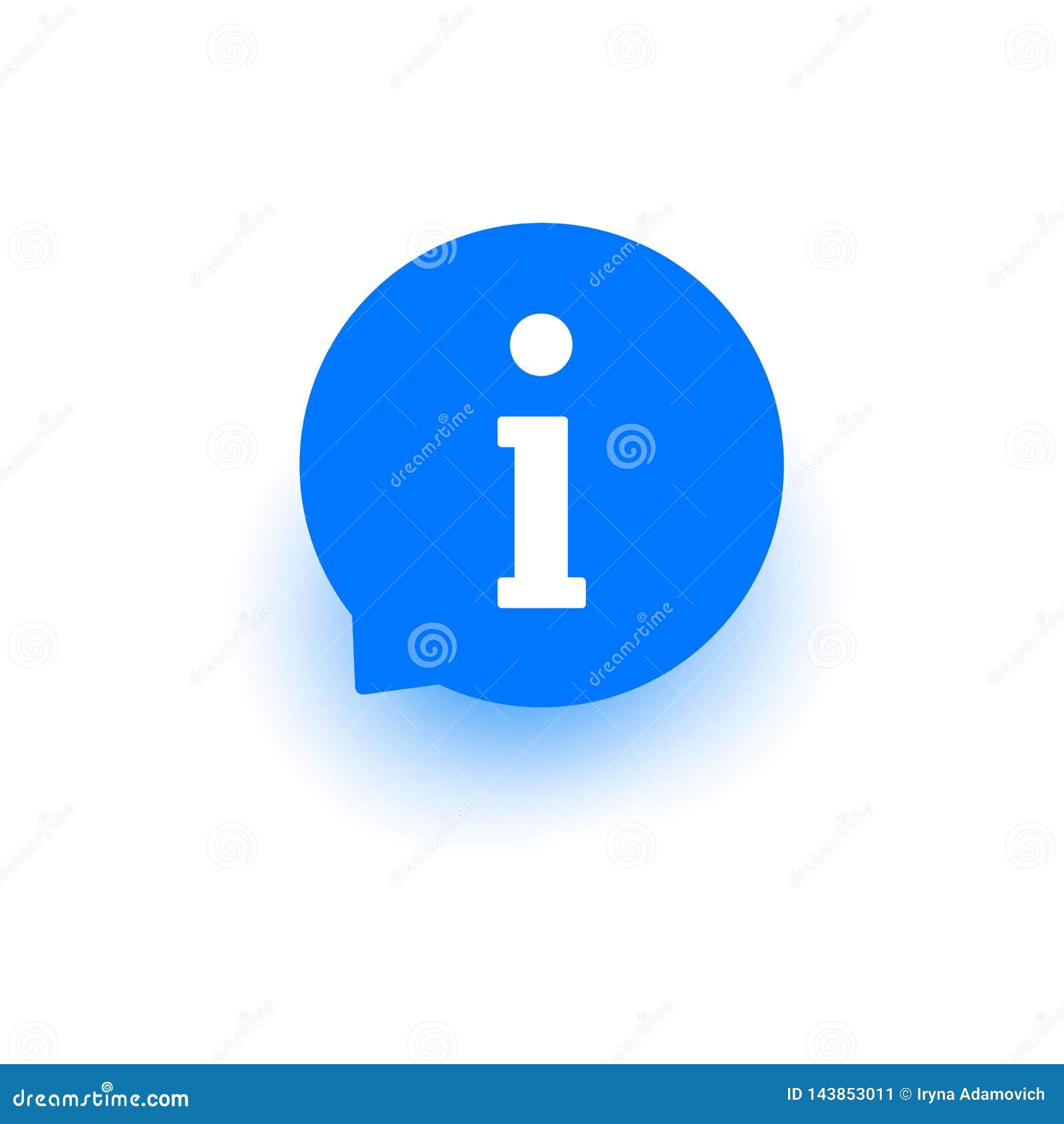 inform icon,  info sign, , help button, circle round flat  speech bubble for web, website, mobile app.