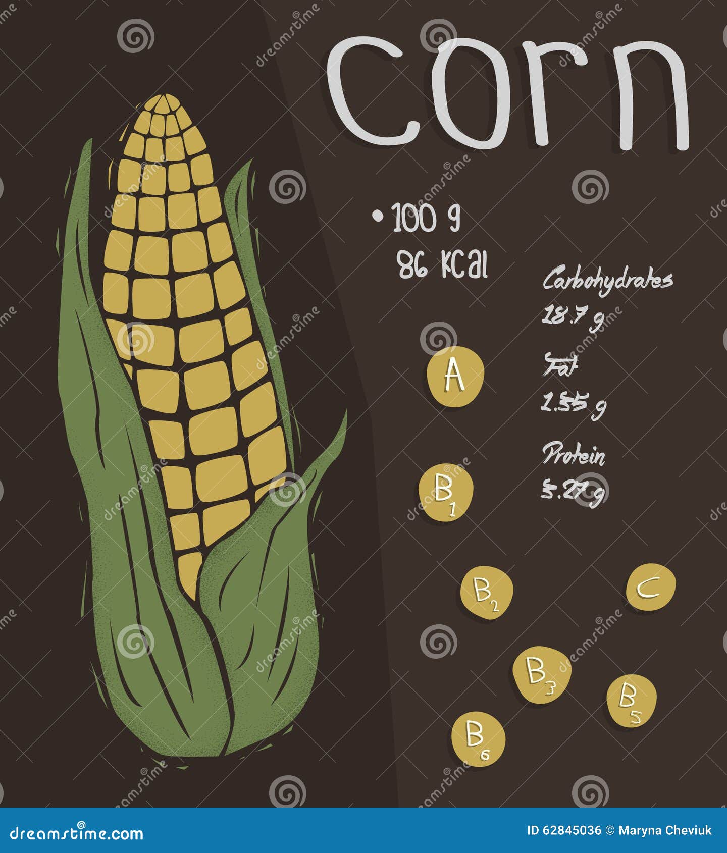 Corn Cob Nutrition Food Isolated On White Background Fresh Vegetable With Leaves Stock corn-cob-nutrition-food-isolated-on-white-background-fresh-vegetable-with-leaves-stock
