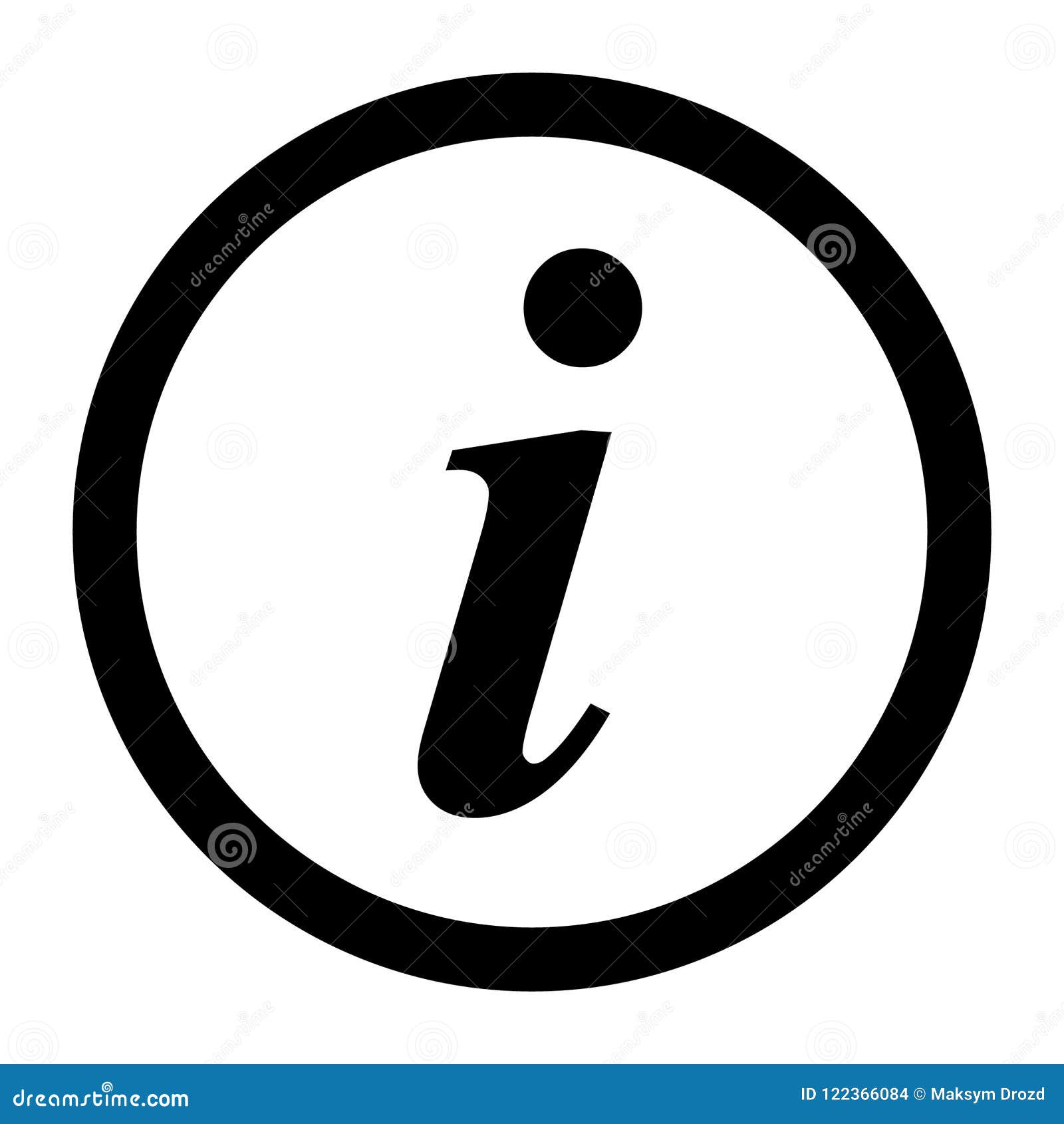 Information Sign Icon, Info Icon Stock Illustration Illustration of