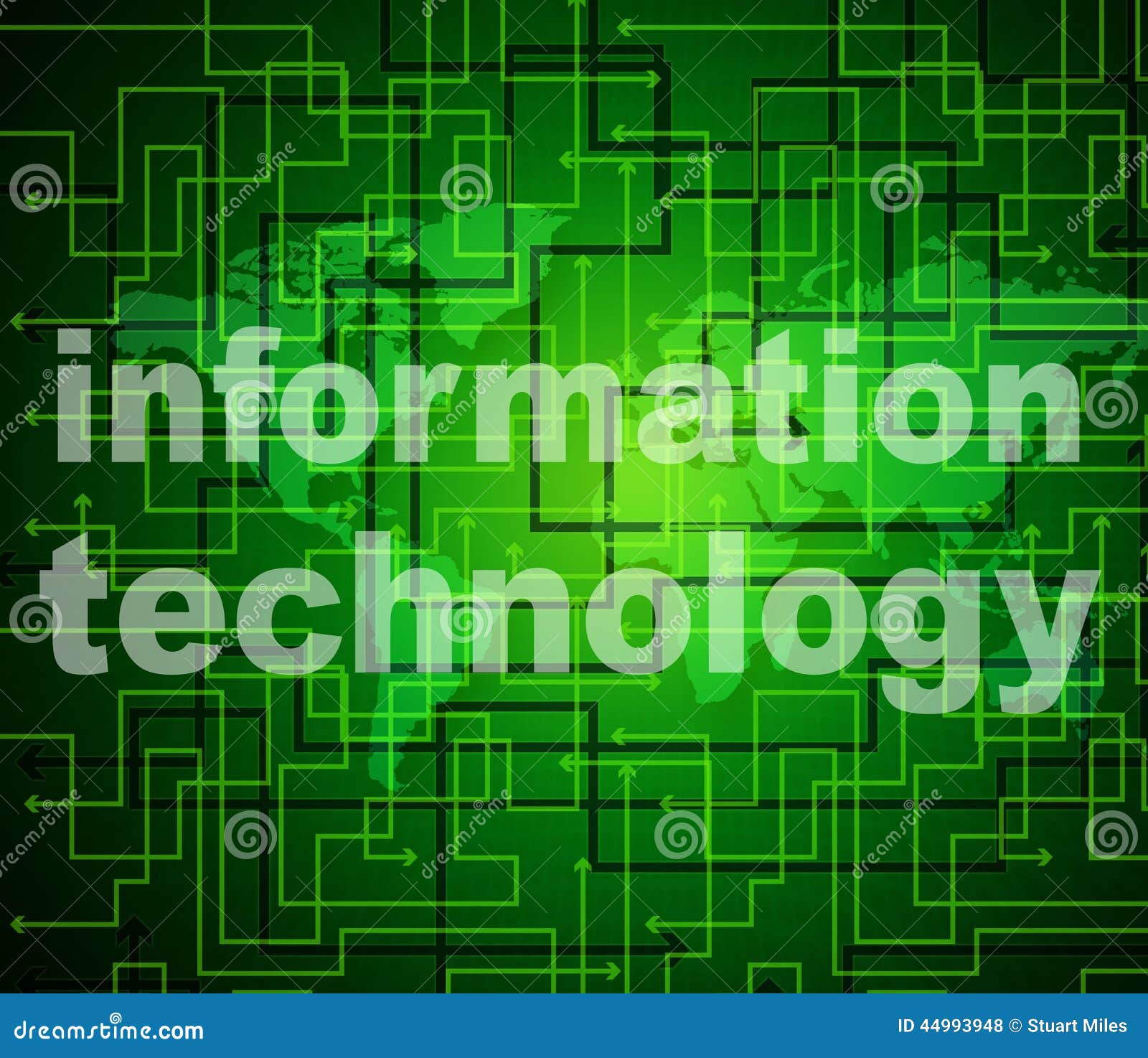 Information Technology Shows Assistance Data and High-Tech Stock ...