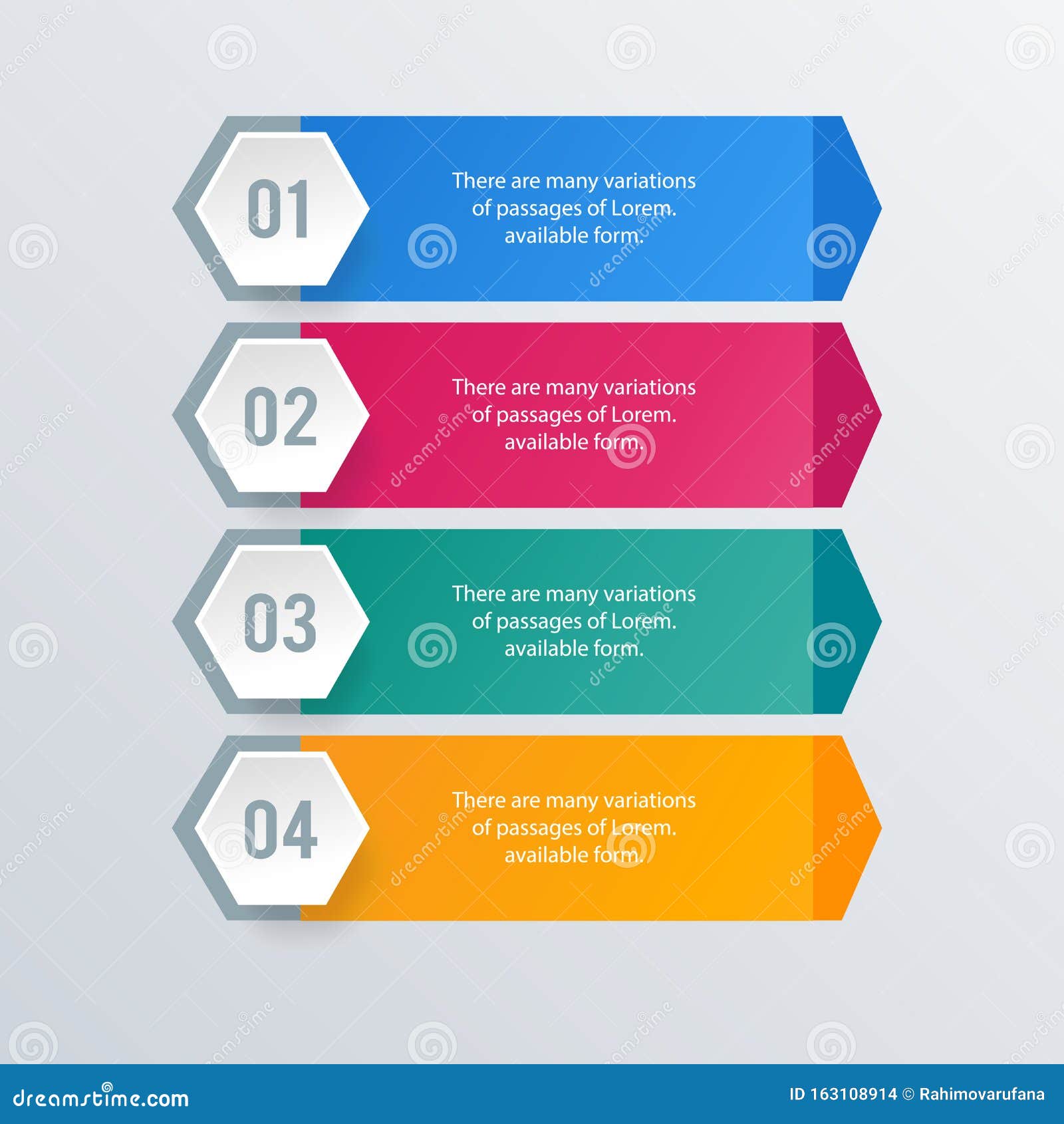 Informational List Infographic Template Design. Business Concept Throughout Infograph Template