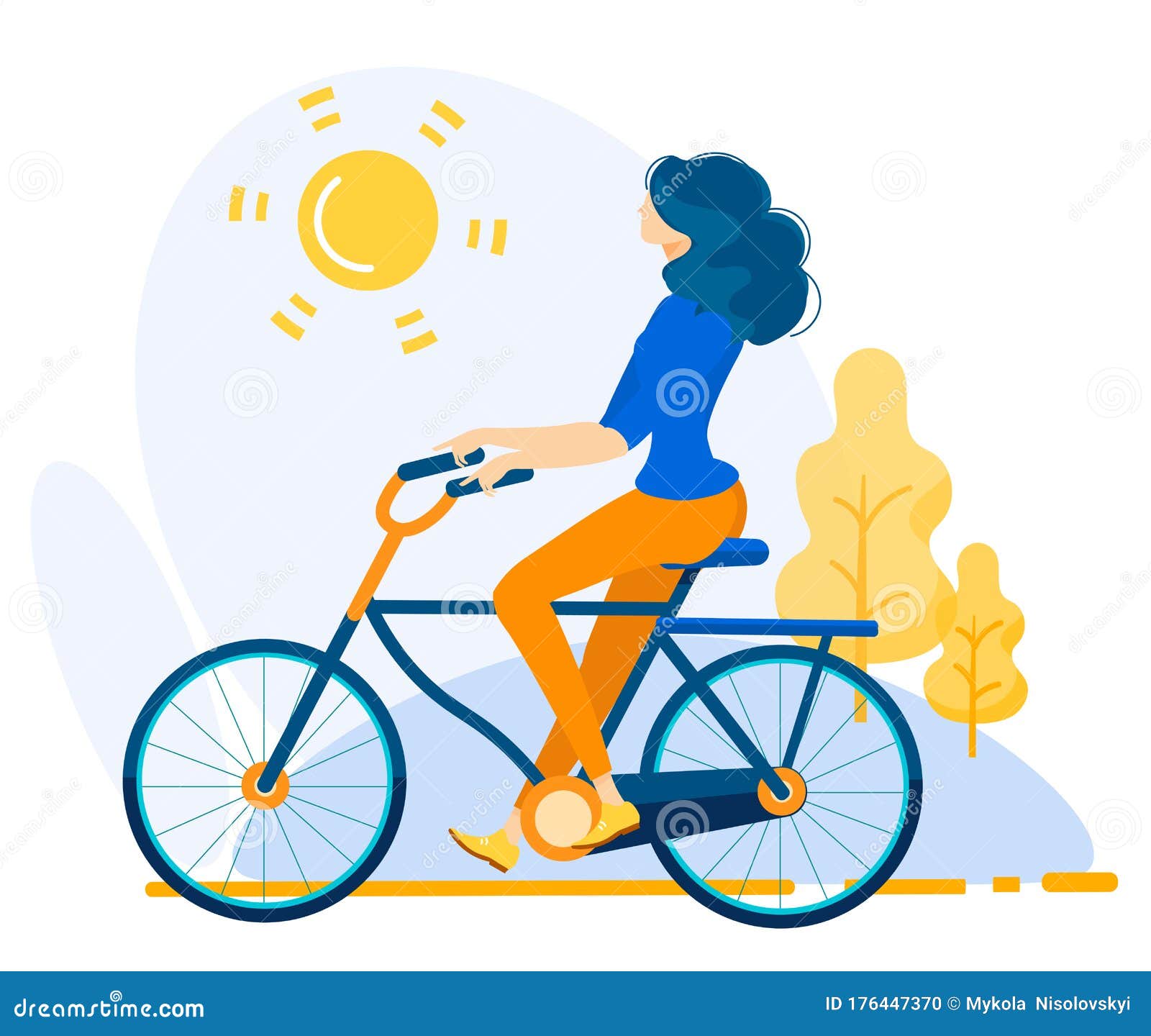 Informative Poster Country Bike Ride Cartoon. Stock Vector - Illustration of nature, beautiful: 176447370 Informative Poster Country Bike Ride Cartoon. Stock Vector - Illustration of nature, beautiful: 176447370