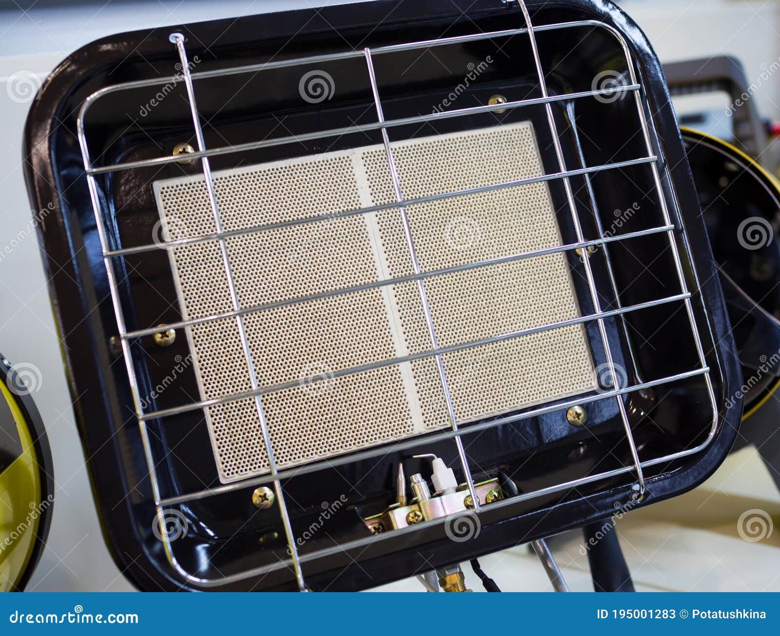 A Infrared Gas Heater with Ceramic Module Stock Image Image of