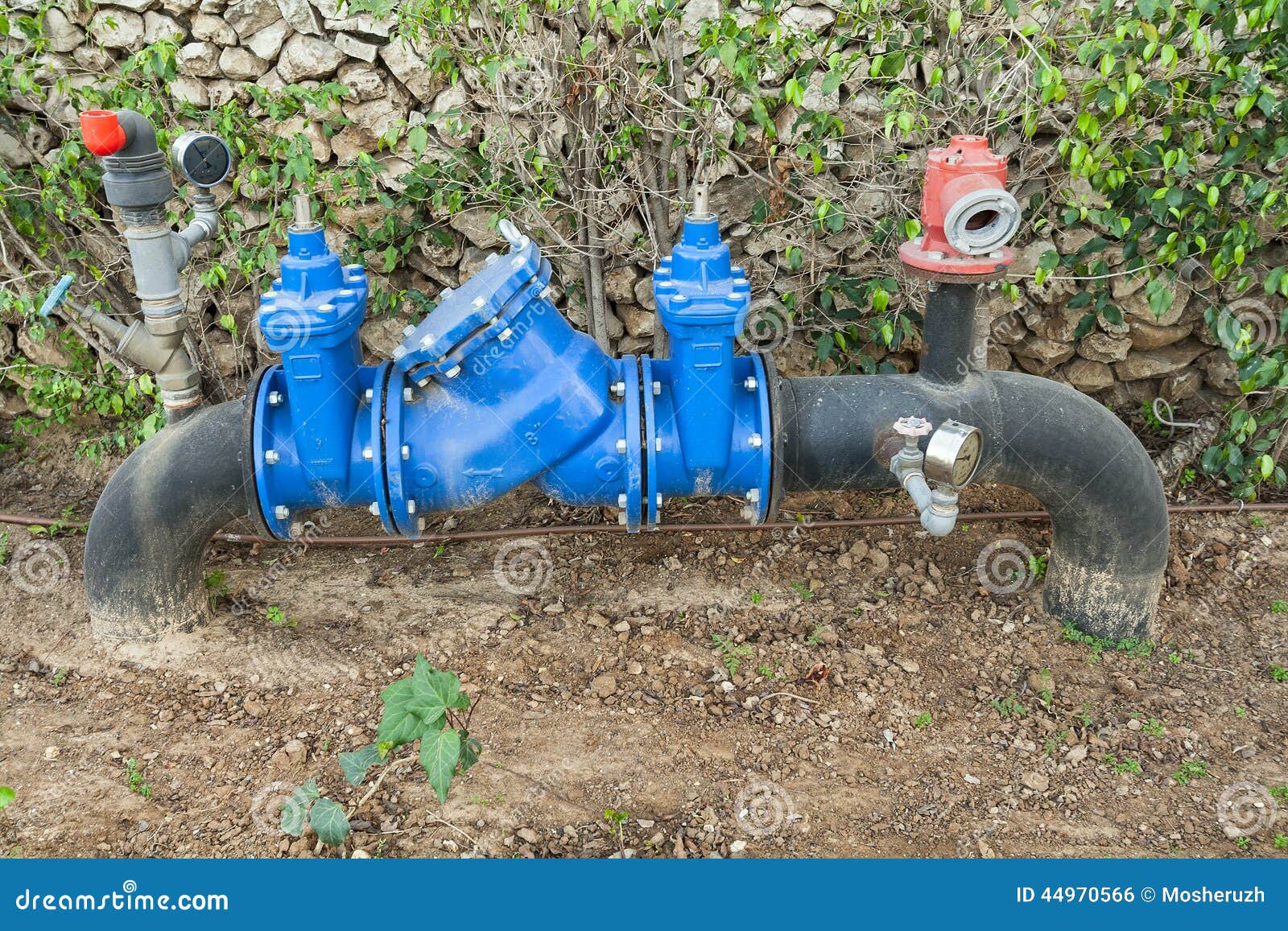 Infrastructure Supply Water. Stock Photo Image of plumbing, build