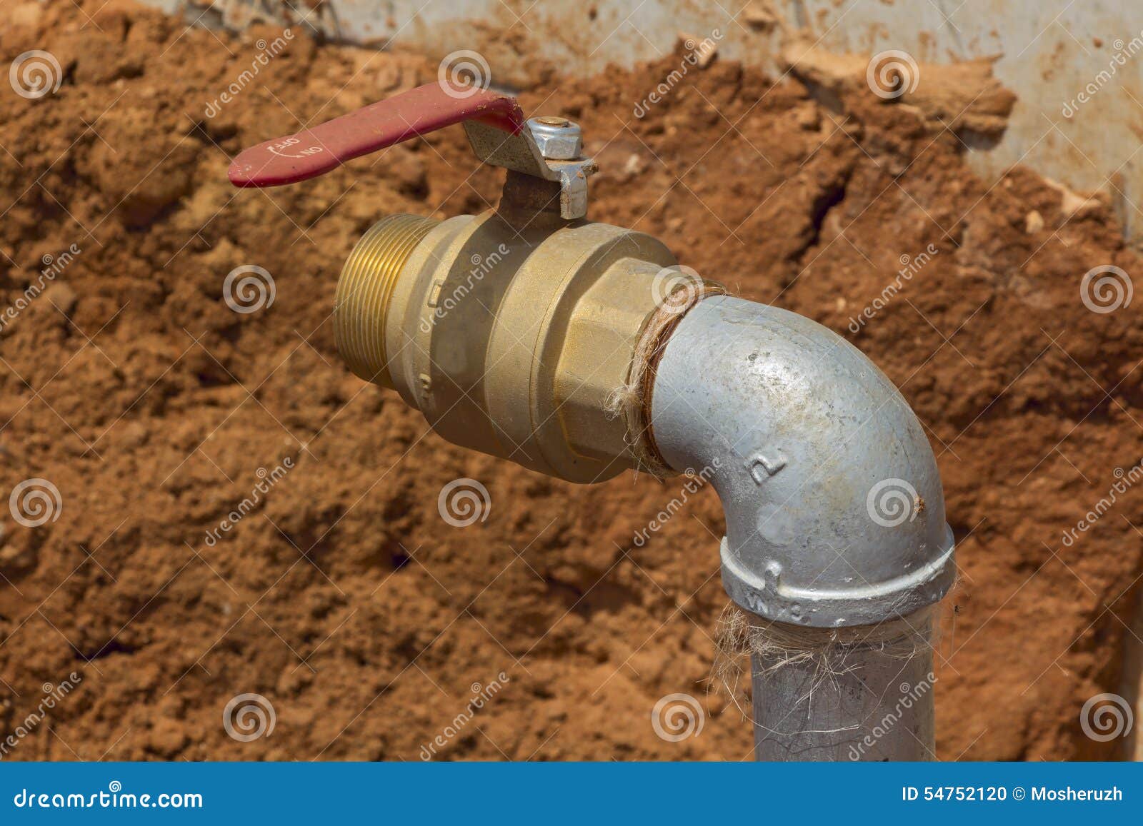 Infrastructure Supply Water. Stock Photo Image of joints