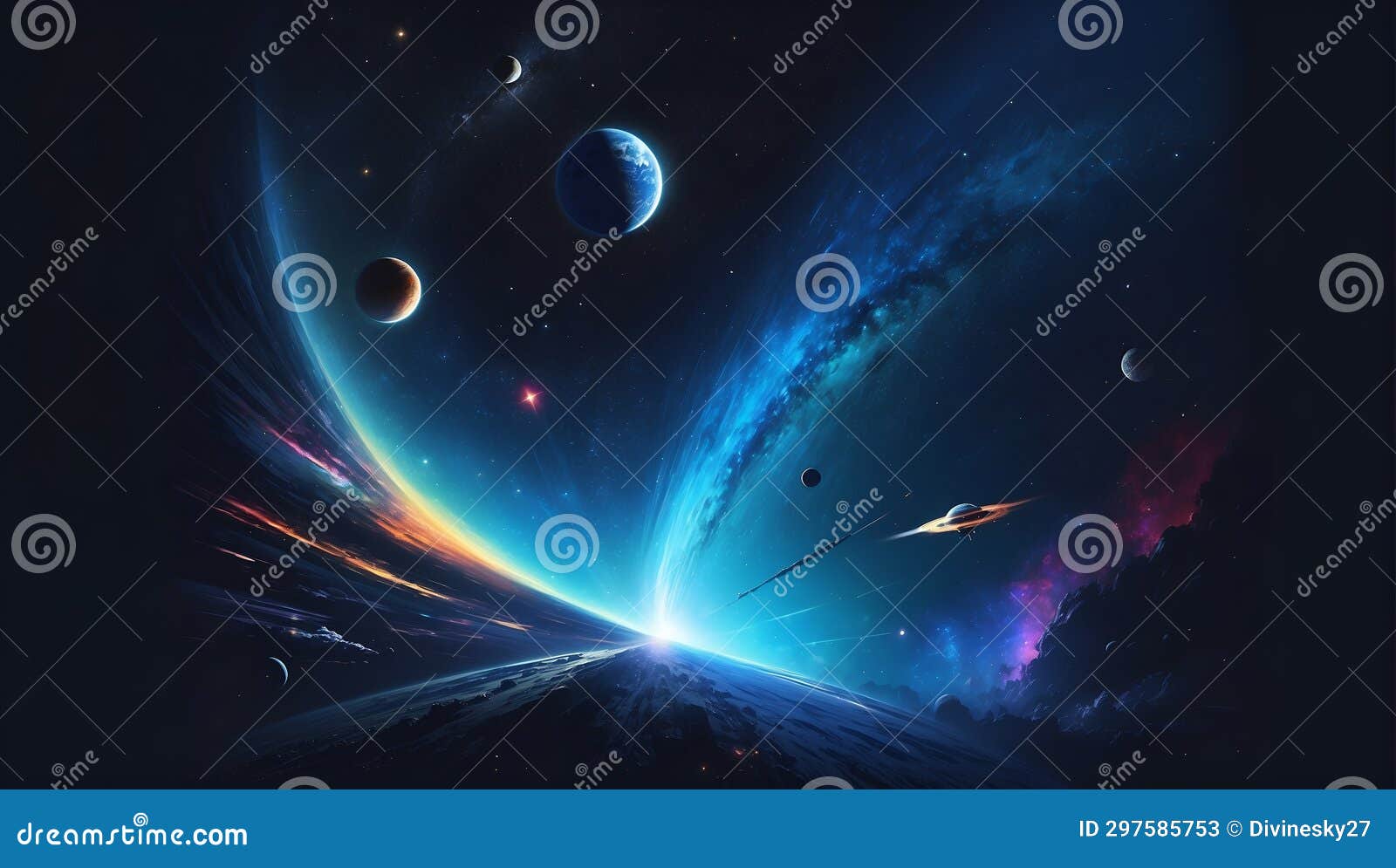 stellar infusion: a cosmic palette for your website. generative ai