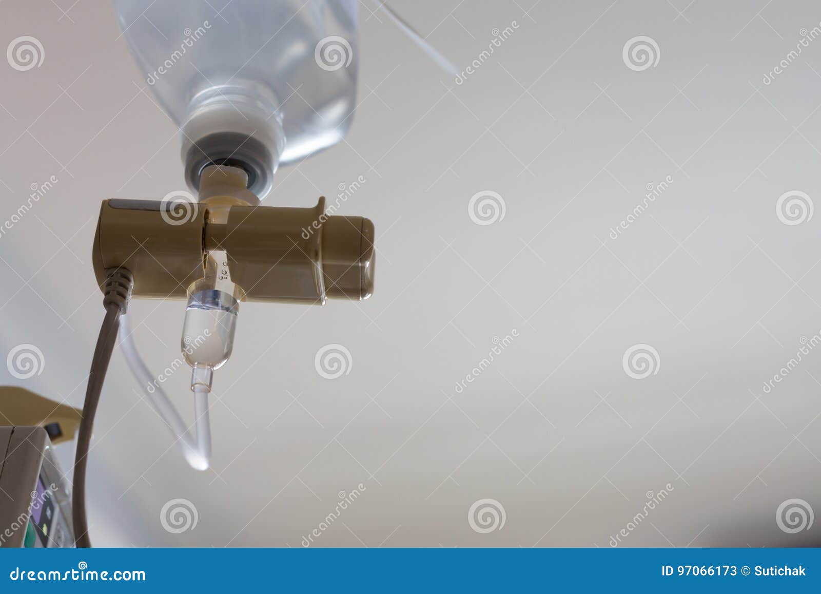 Infusion IV Drip Saline Solution Bottle Stock Image Image of drop