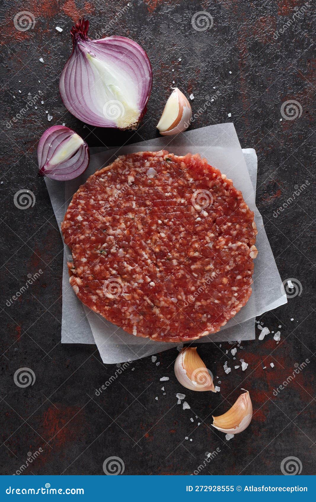 Ingredient for Cooking Grilled Meat Ground Meat Stock Image Image