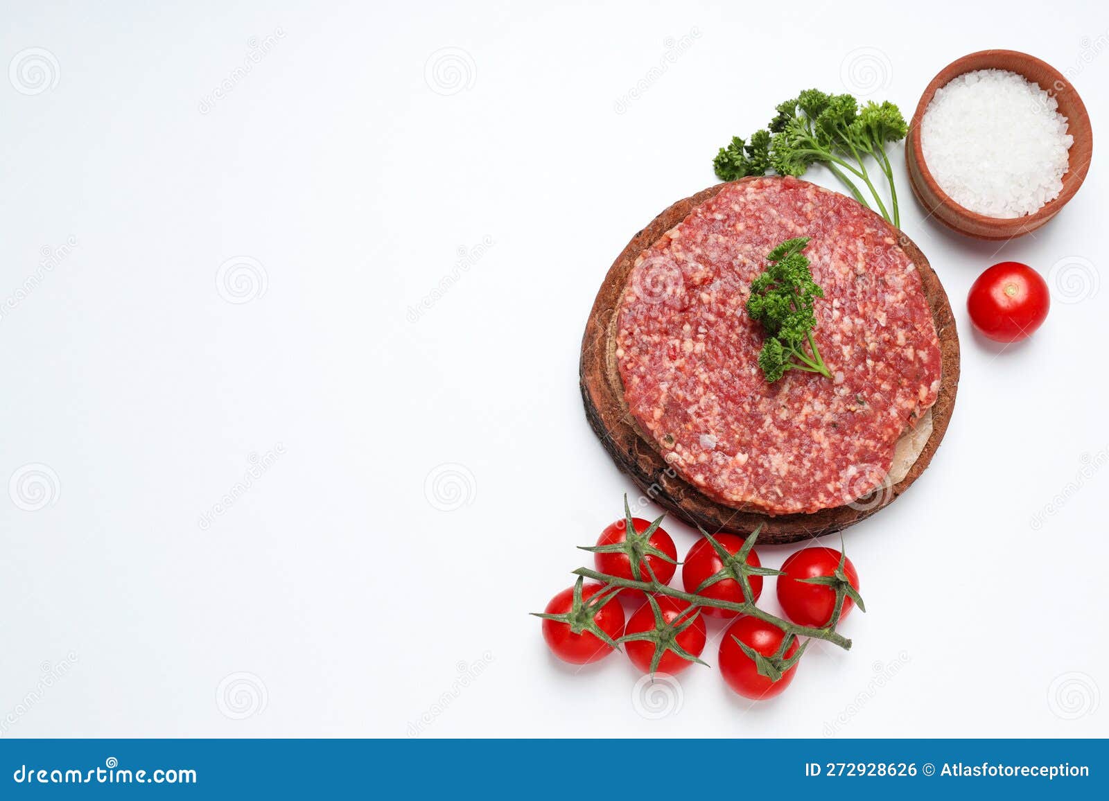 Ingredient for Cooking Grilled Meat Ground Meat Stock Photo Image