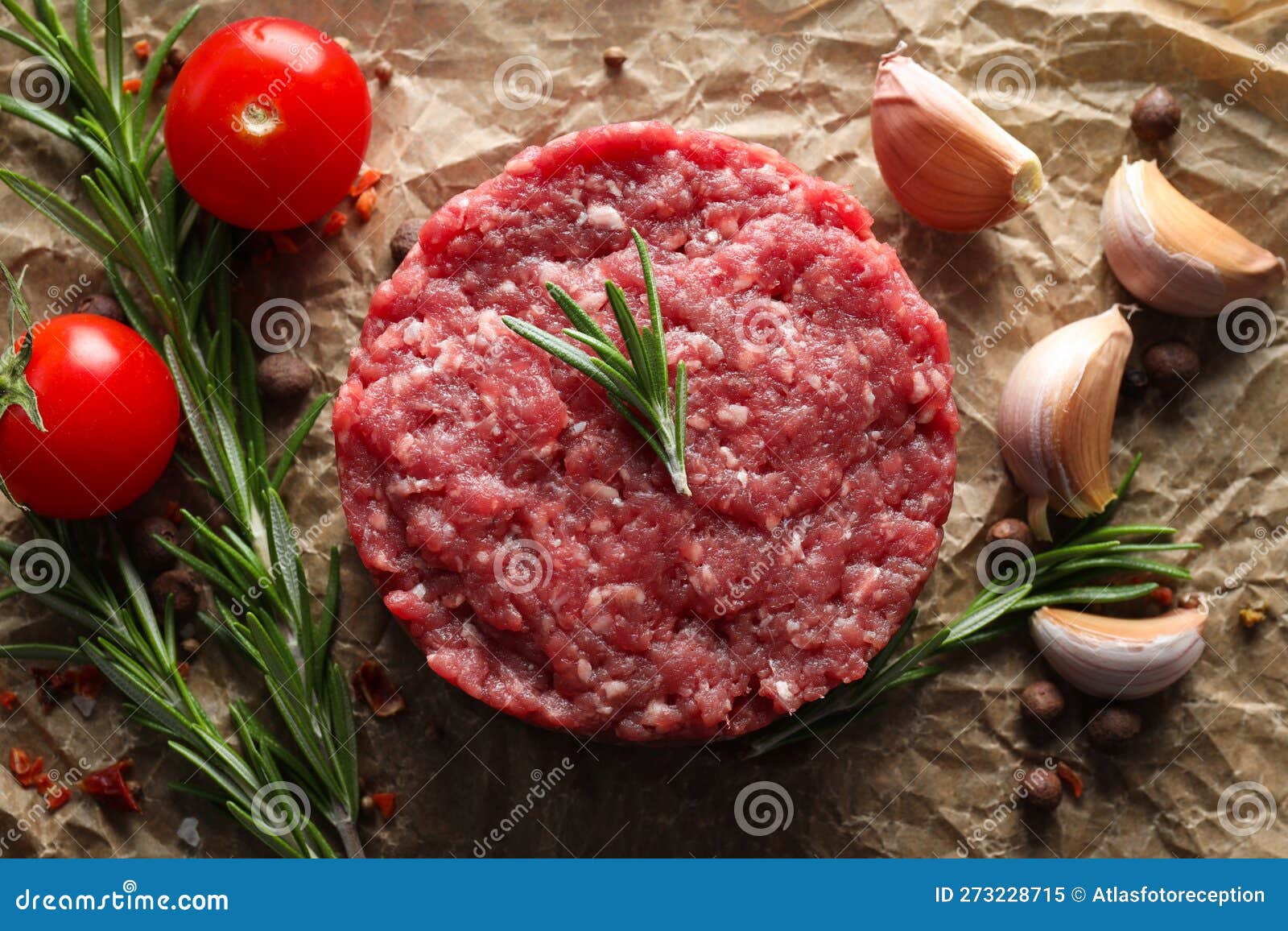 Ingredient for Cooking Grilled Meat Ground Meat Stock Image Image