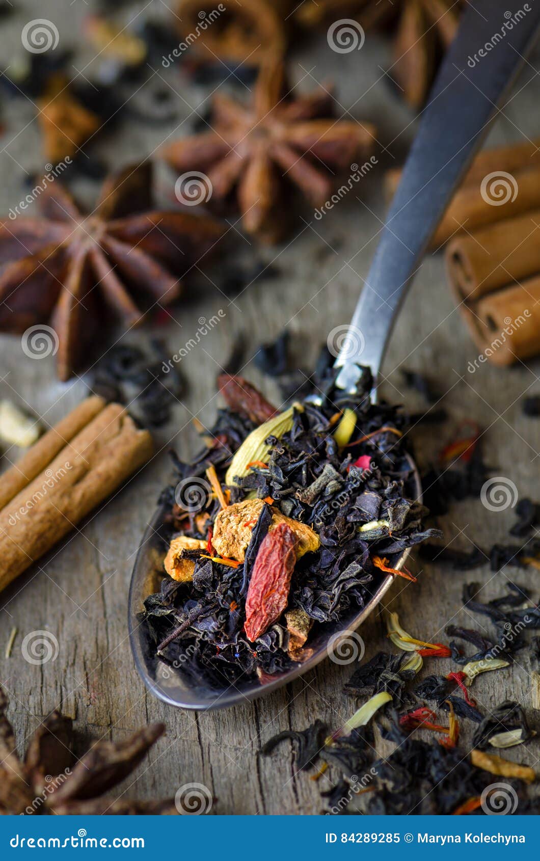 Ingredient for Making Spicy Indian Tea Masala Stock Image Image of