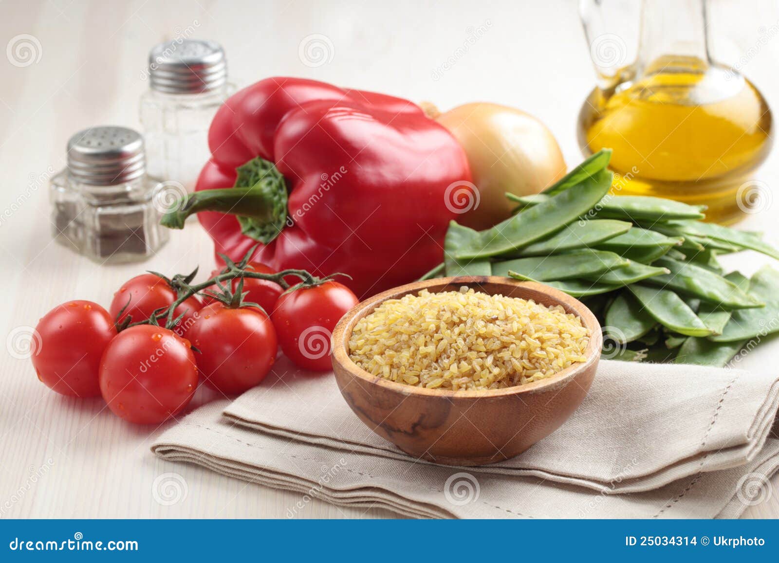 Ingredients for Bulgur Pilaf Stock Photo Image of food, cooking 25034314