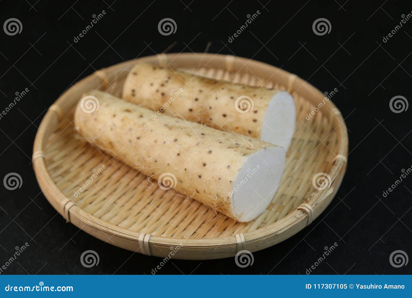 A vegetable called yam stock image. Image of isolated 117307105