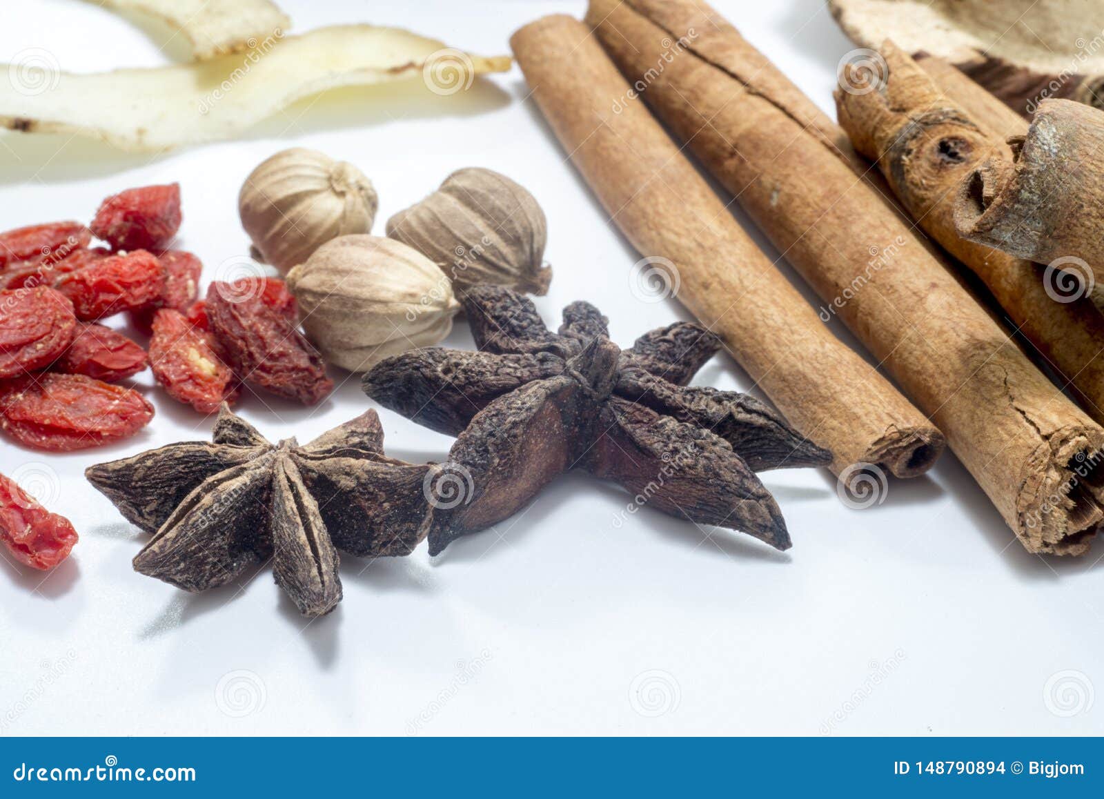 Ingredients for Chinese Herbal Soup Stock Photo Image of healthy