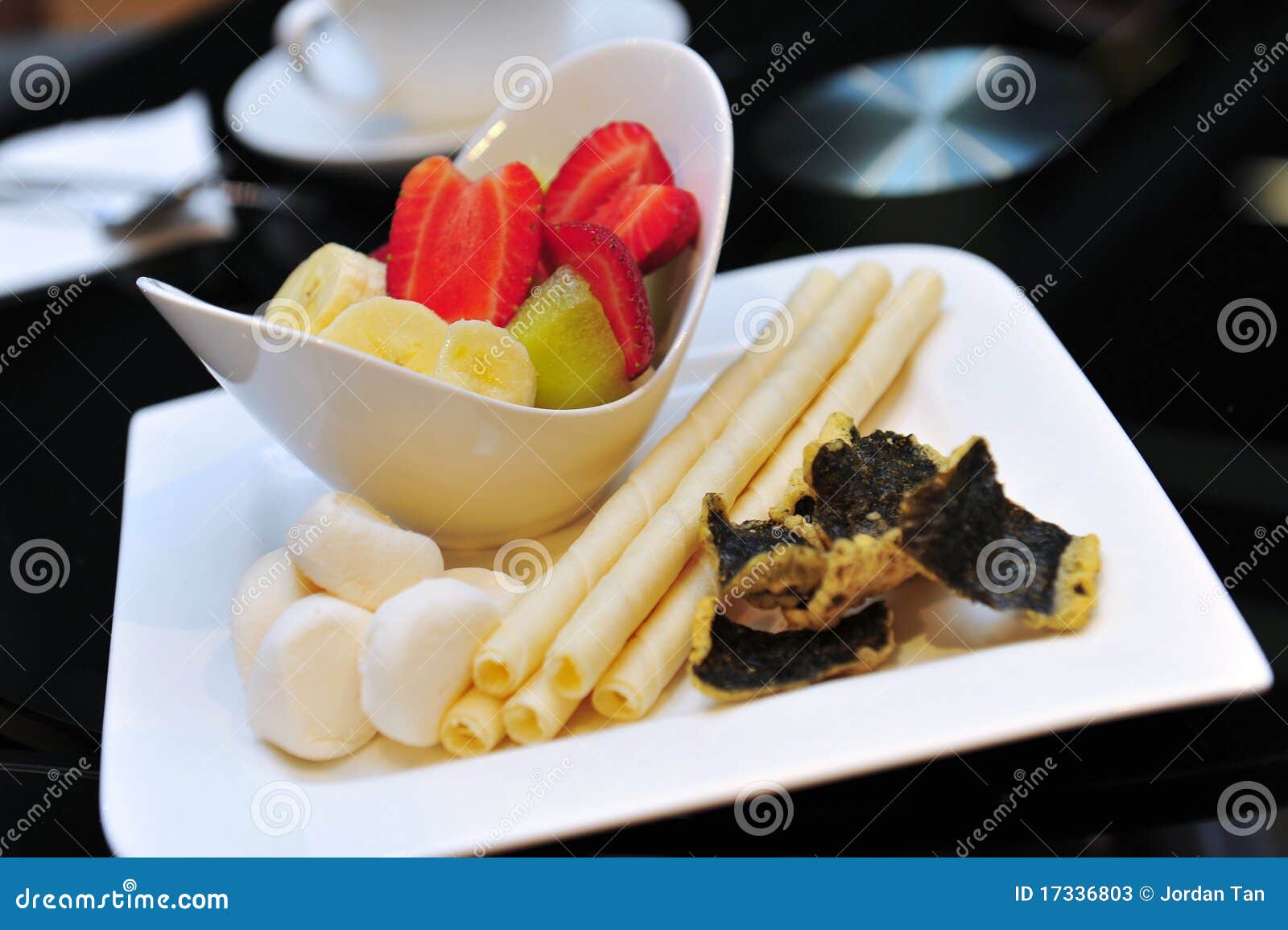 Ingredients of Chocolate Fondue Stock Image Image of dessert, roll 17336803
