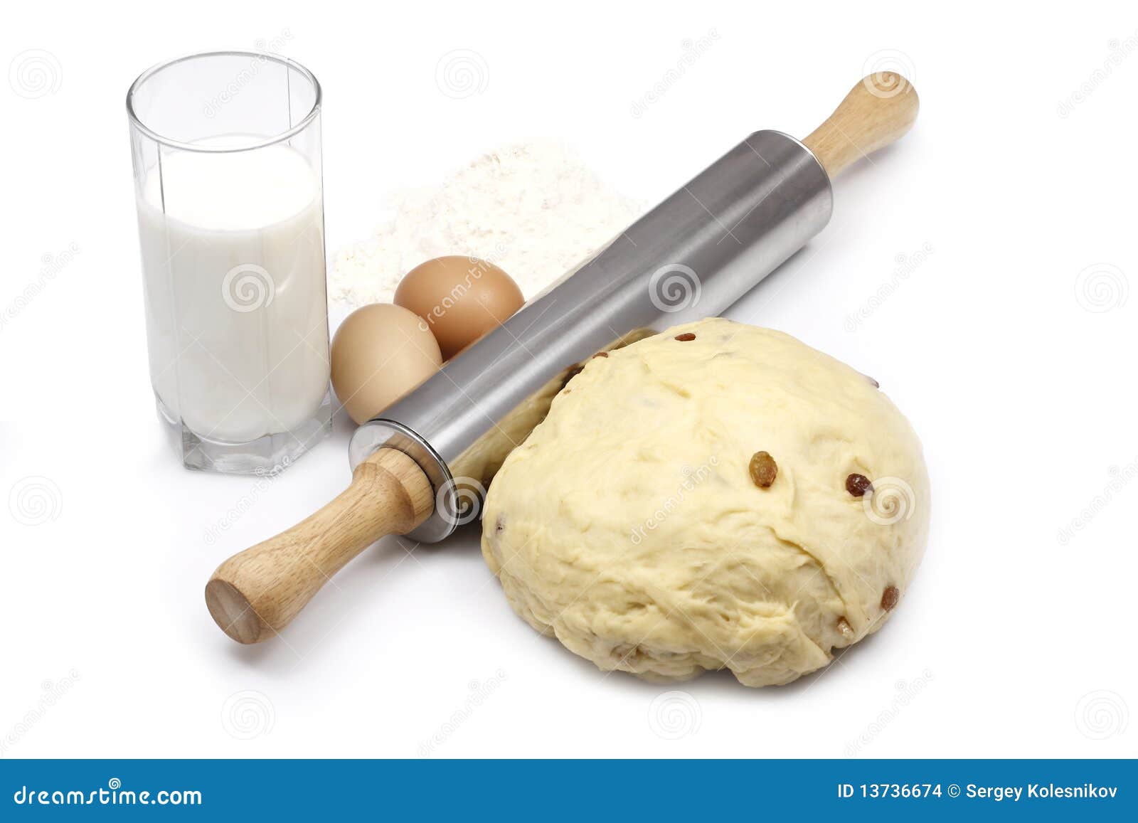Ingredients for the Dough and the Finish Stock Photo Image of meals, dough 13736674
