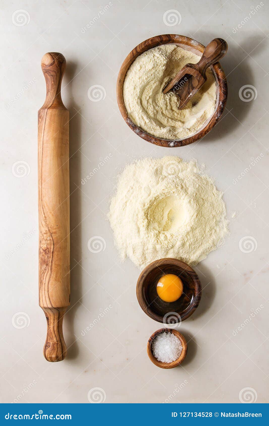 Ingredients for Homemade Pasta Cooking Stock Photo - Image of pasta
